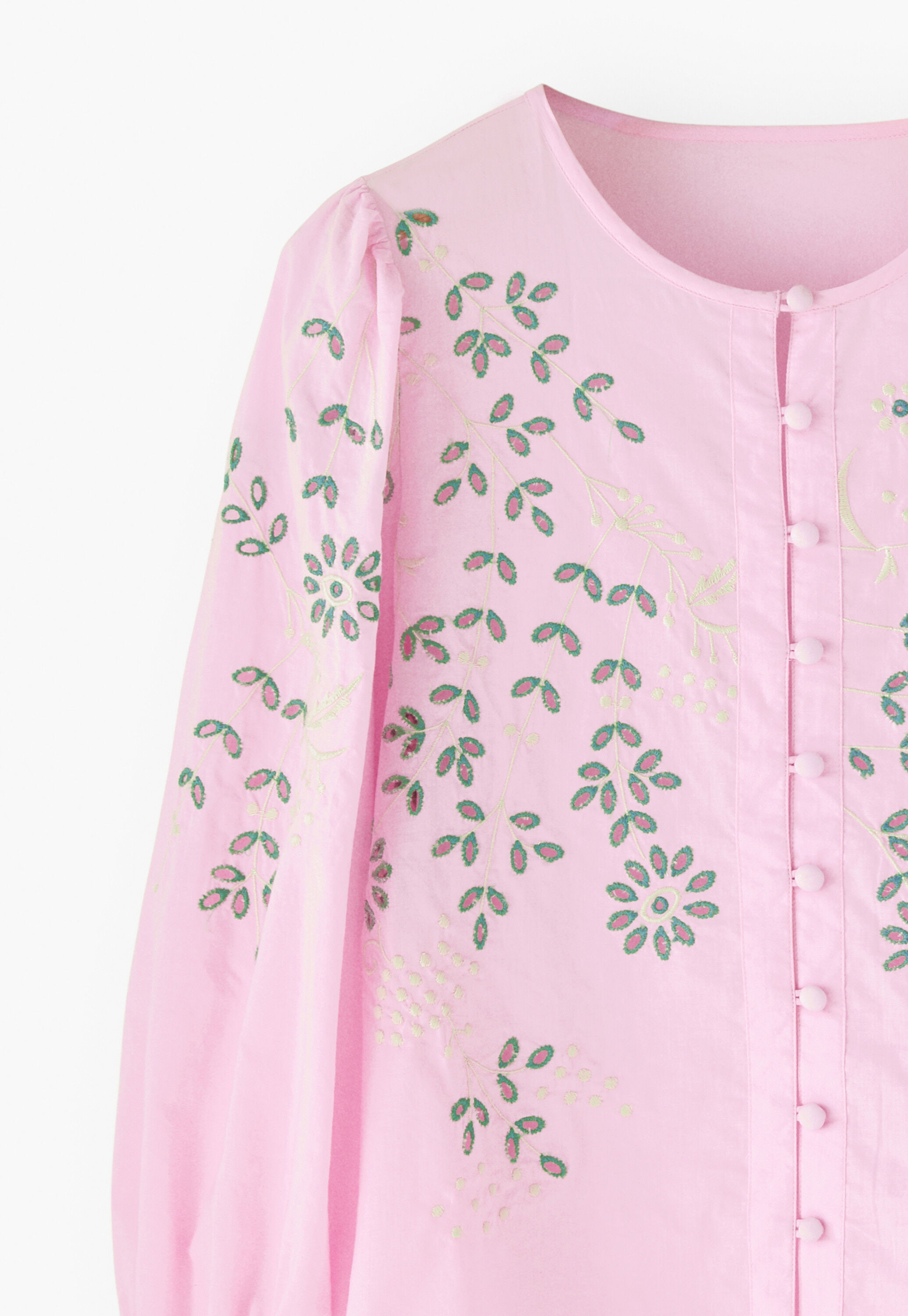 Cutwork-Bluse
