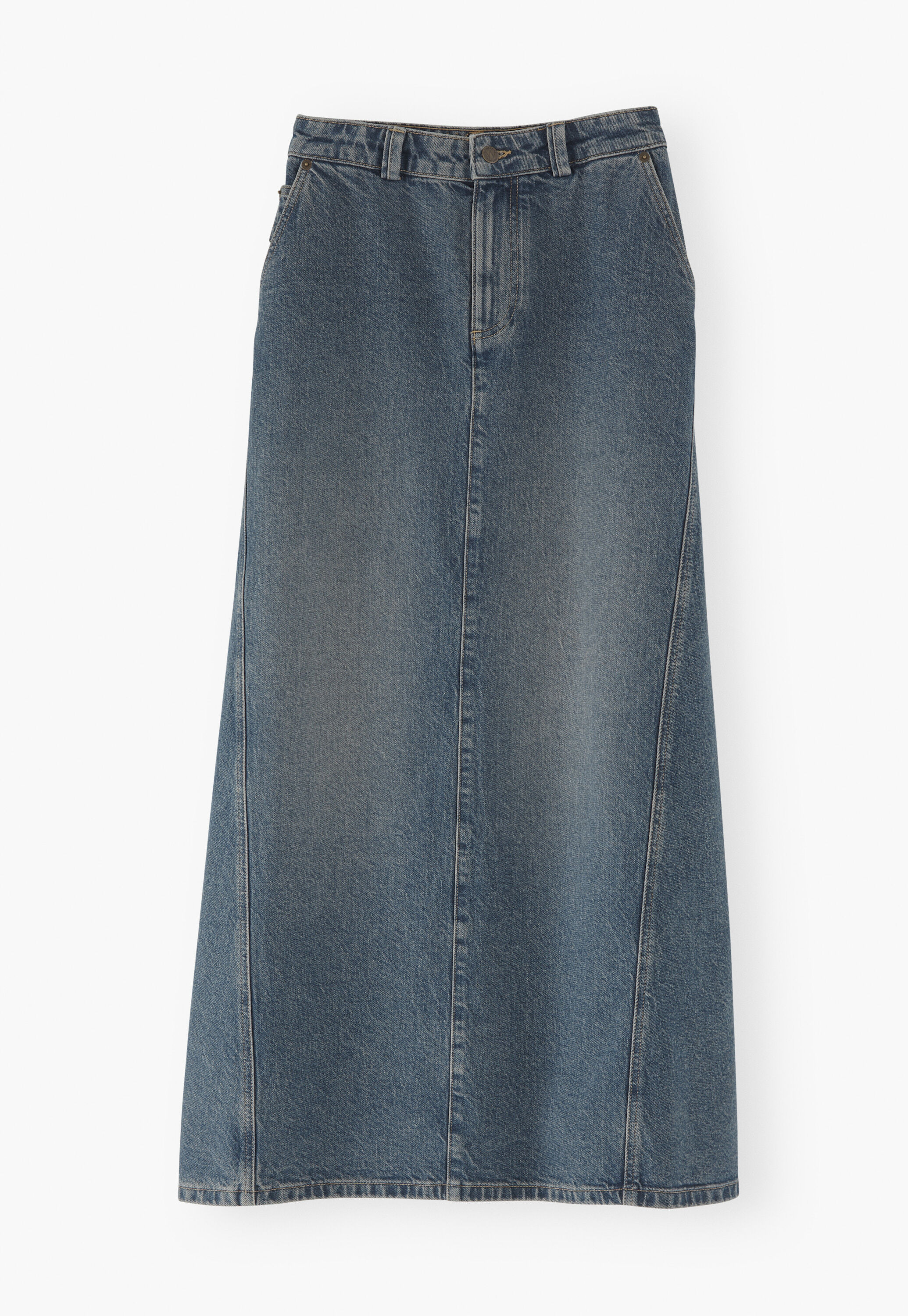 Denim-Rock mit Abn&auml;hern