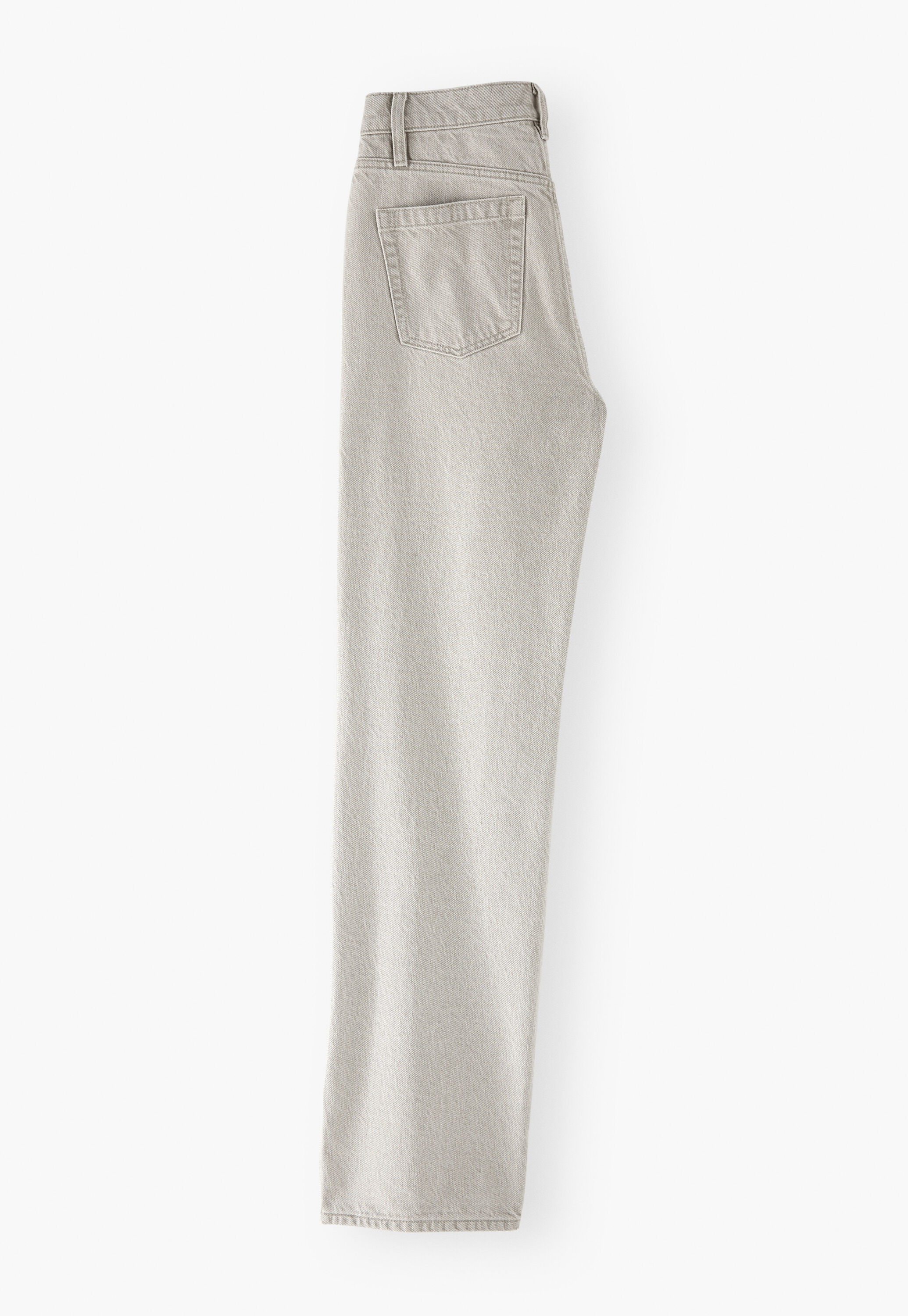Jeans mit geteiltem Saum