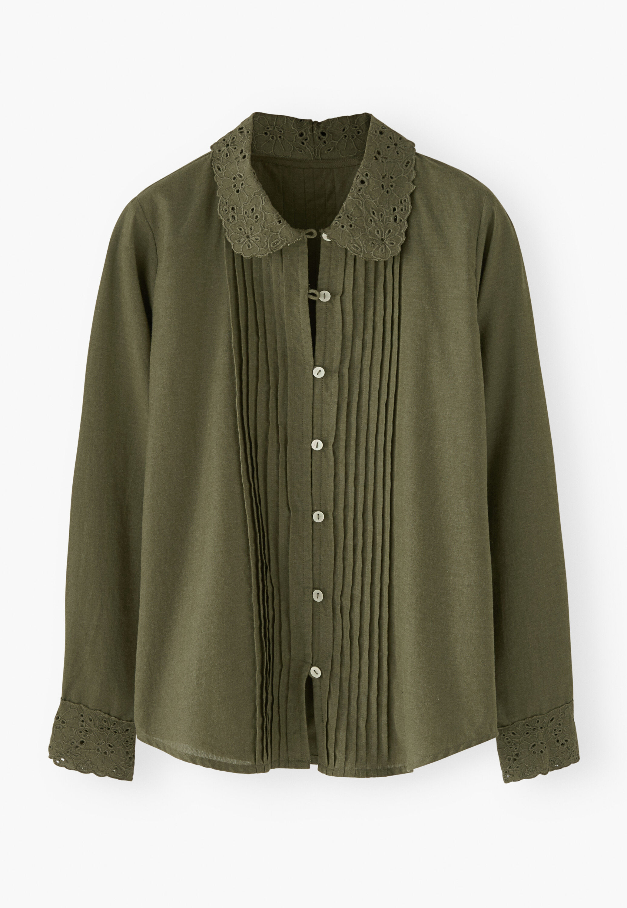 Bluse mit Biesen