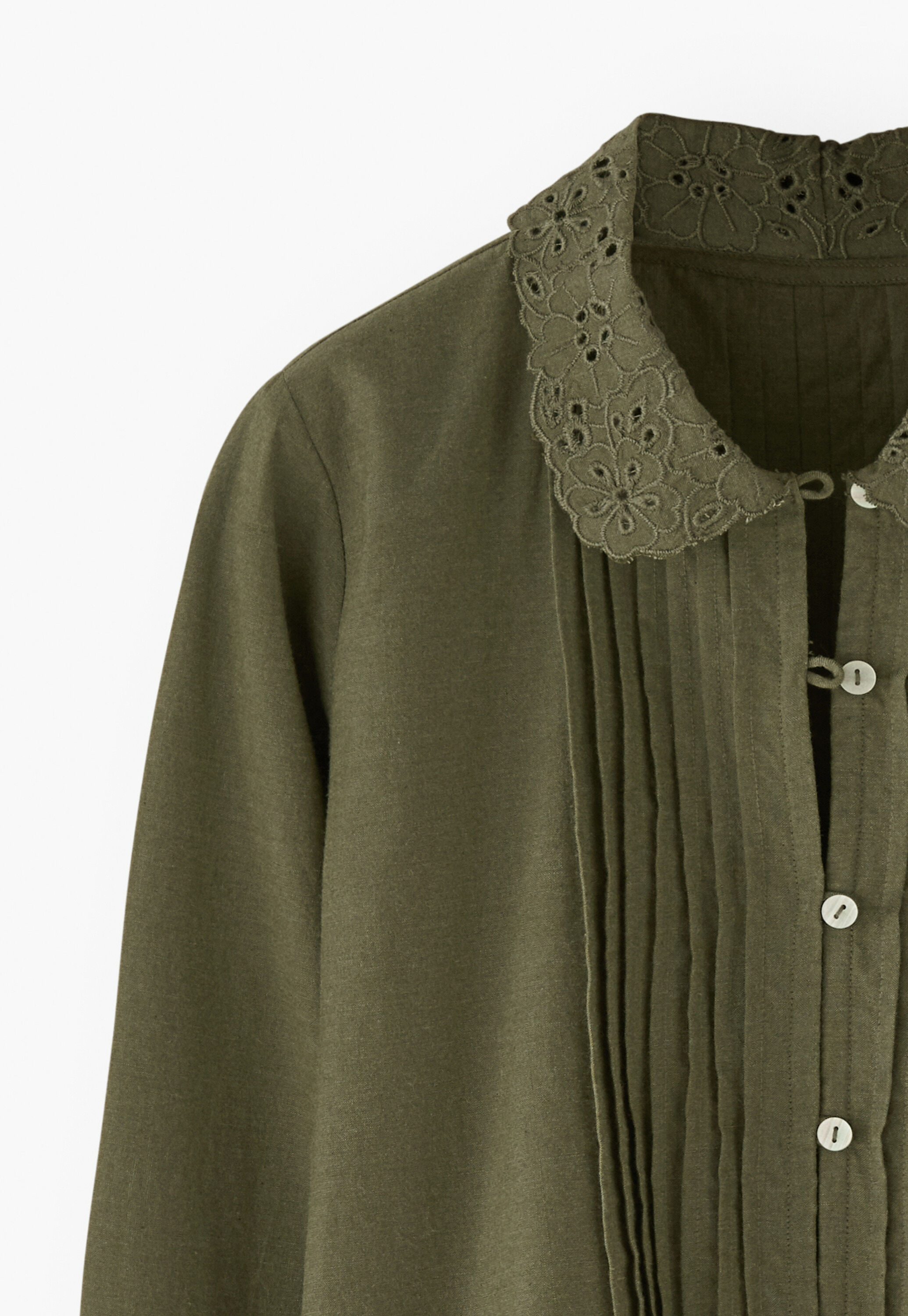 Bluse mit Biesen