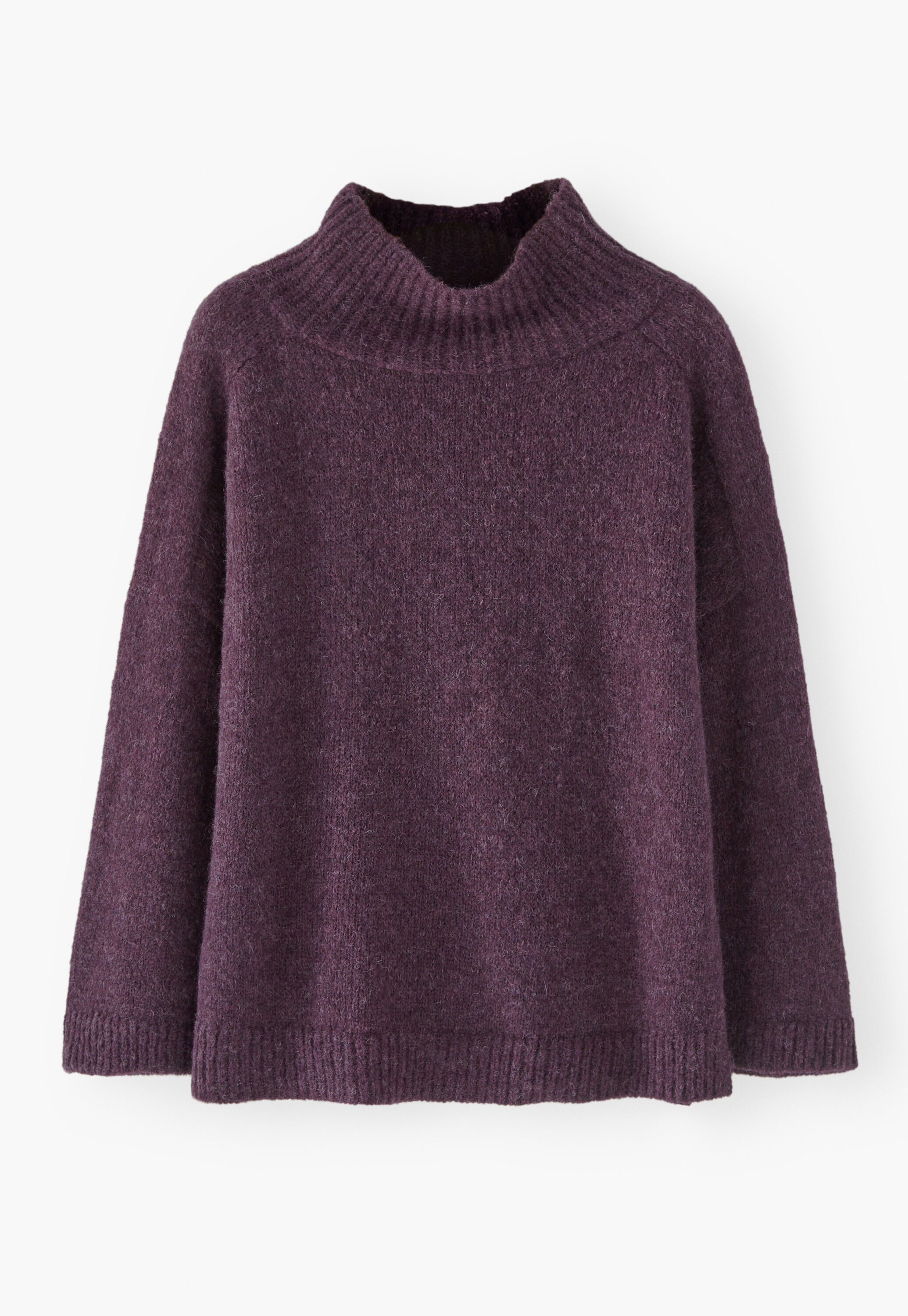 Pullover mit hohem Kragen