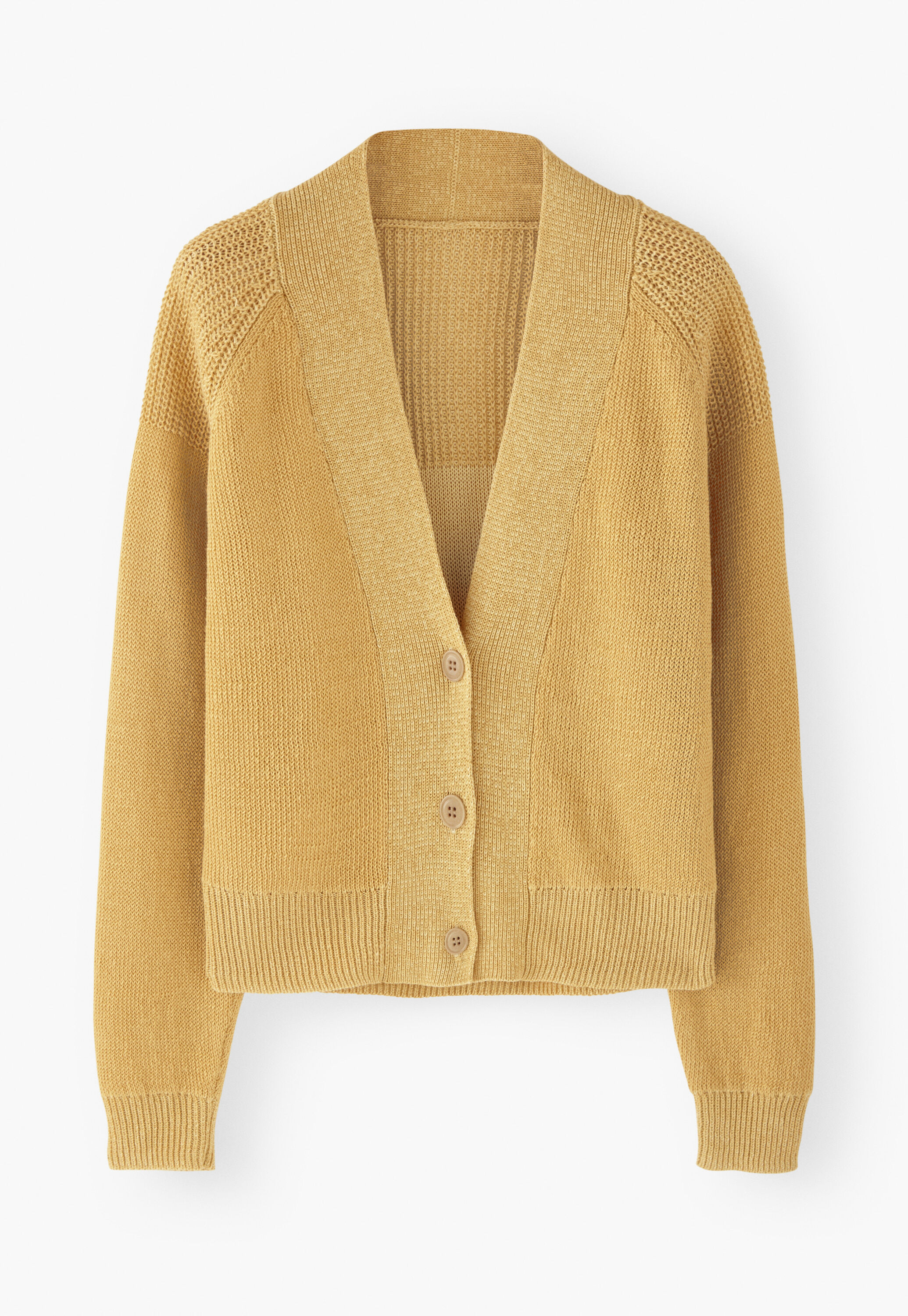 Raglancardigan mit V-Ausschnitt