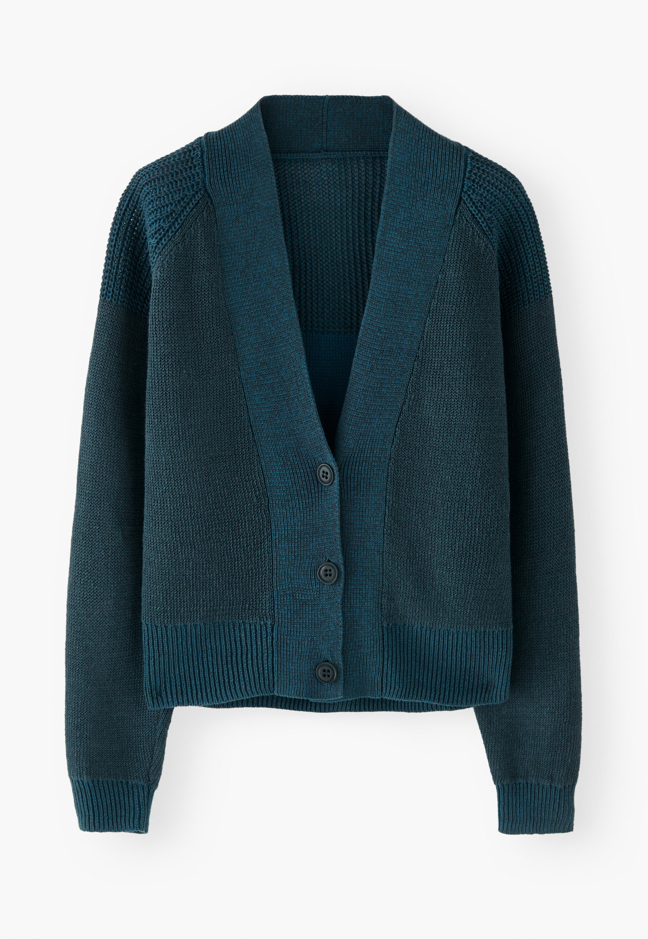 Raglancardigan mit V-Ausschnitt