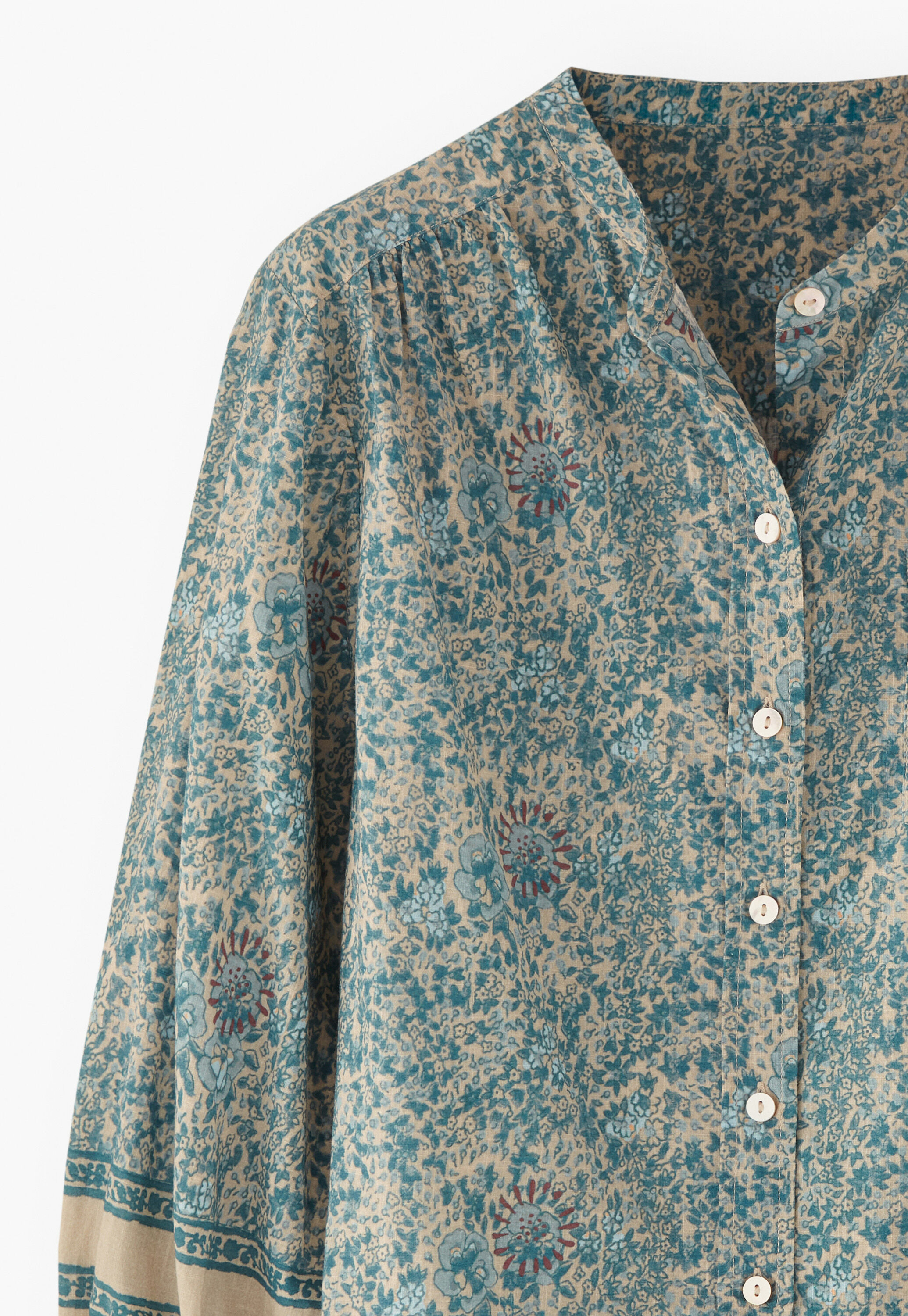Boyfriend-Hemd mit Print