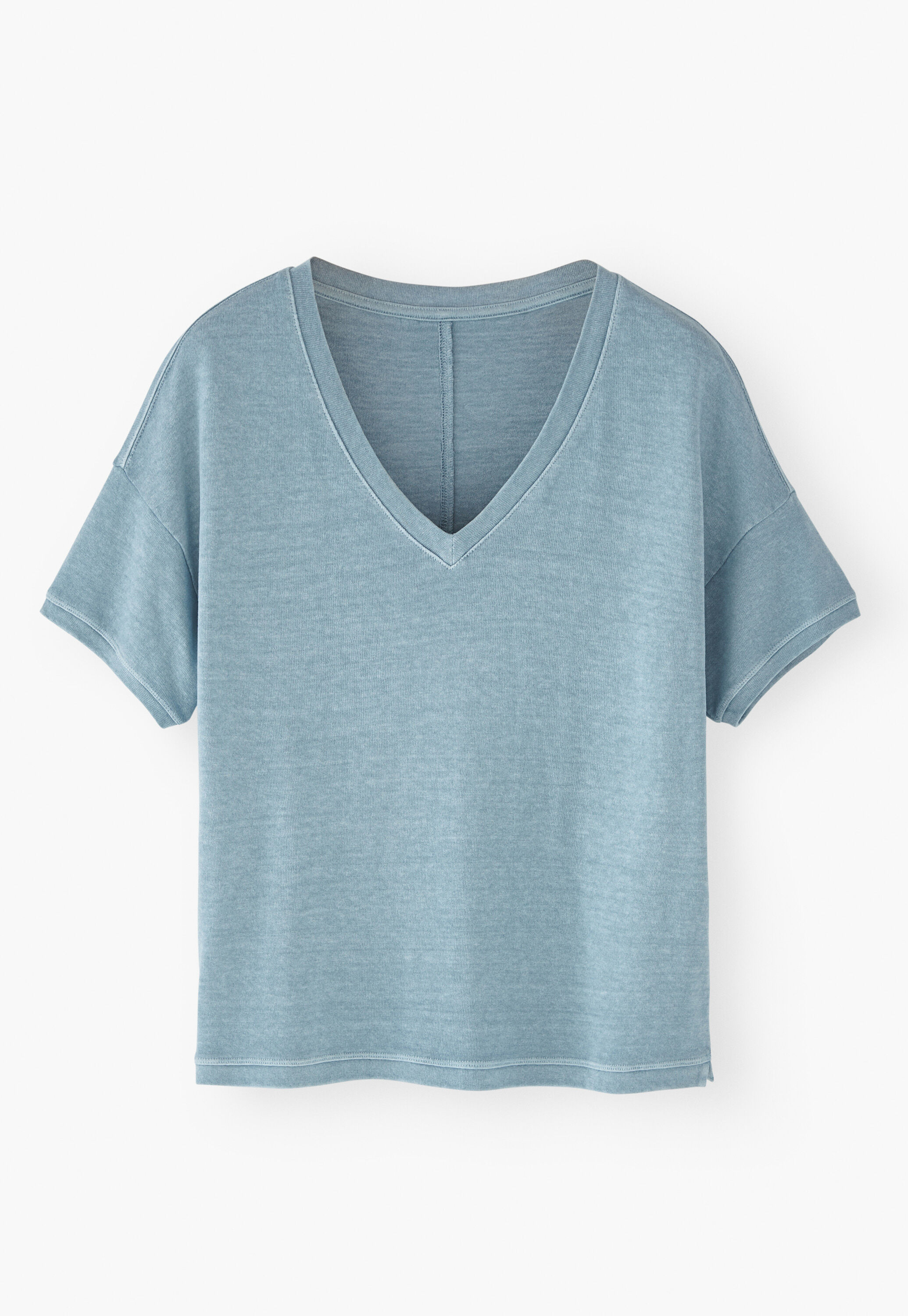 T-Shirt mit V-Ausschnitt