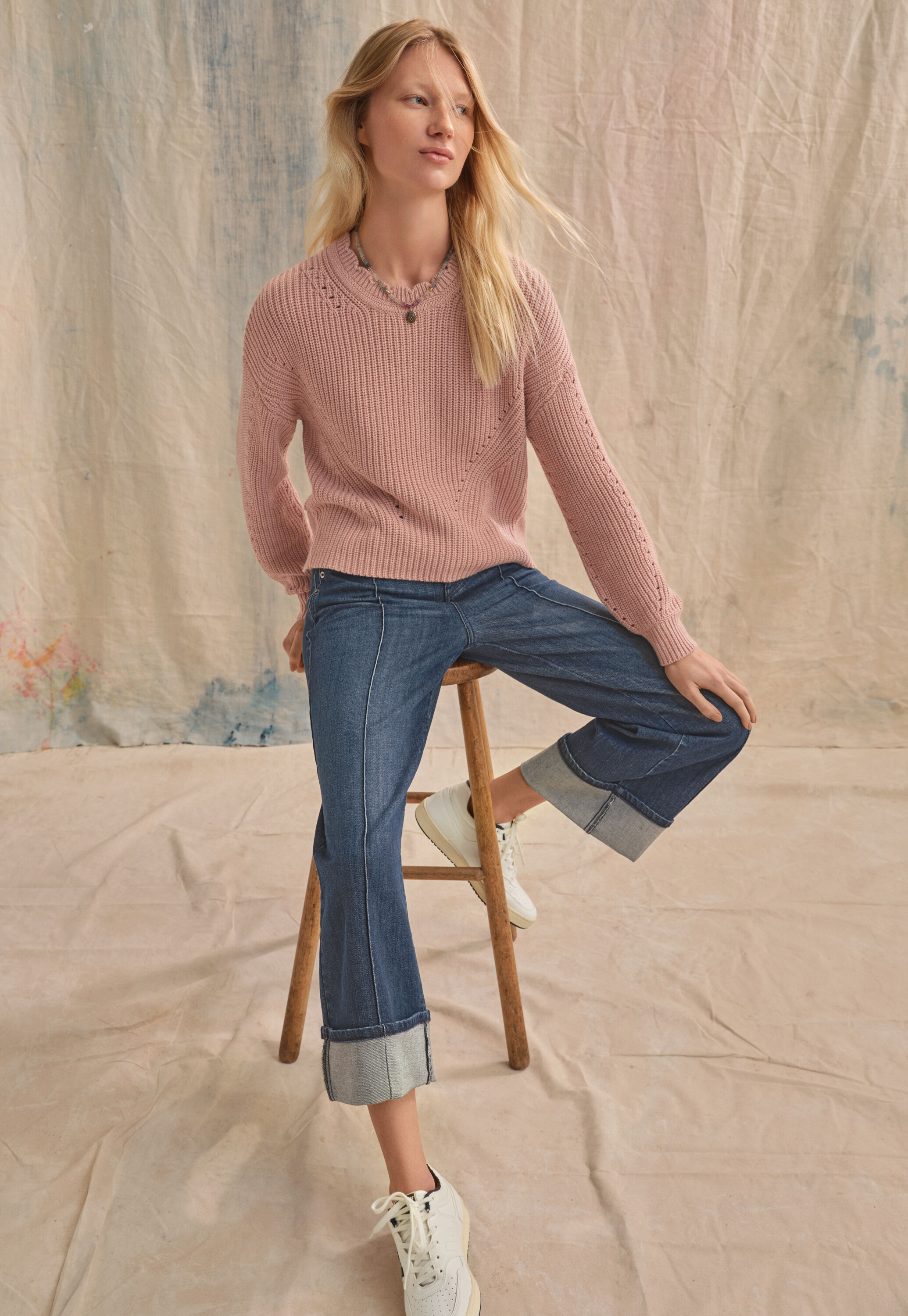 Rippstrickpullover