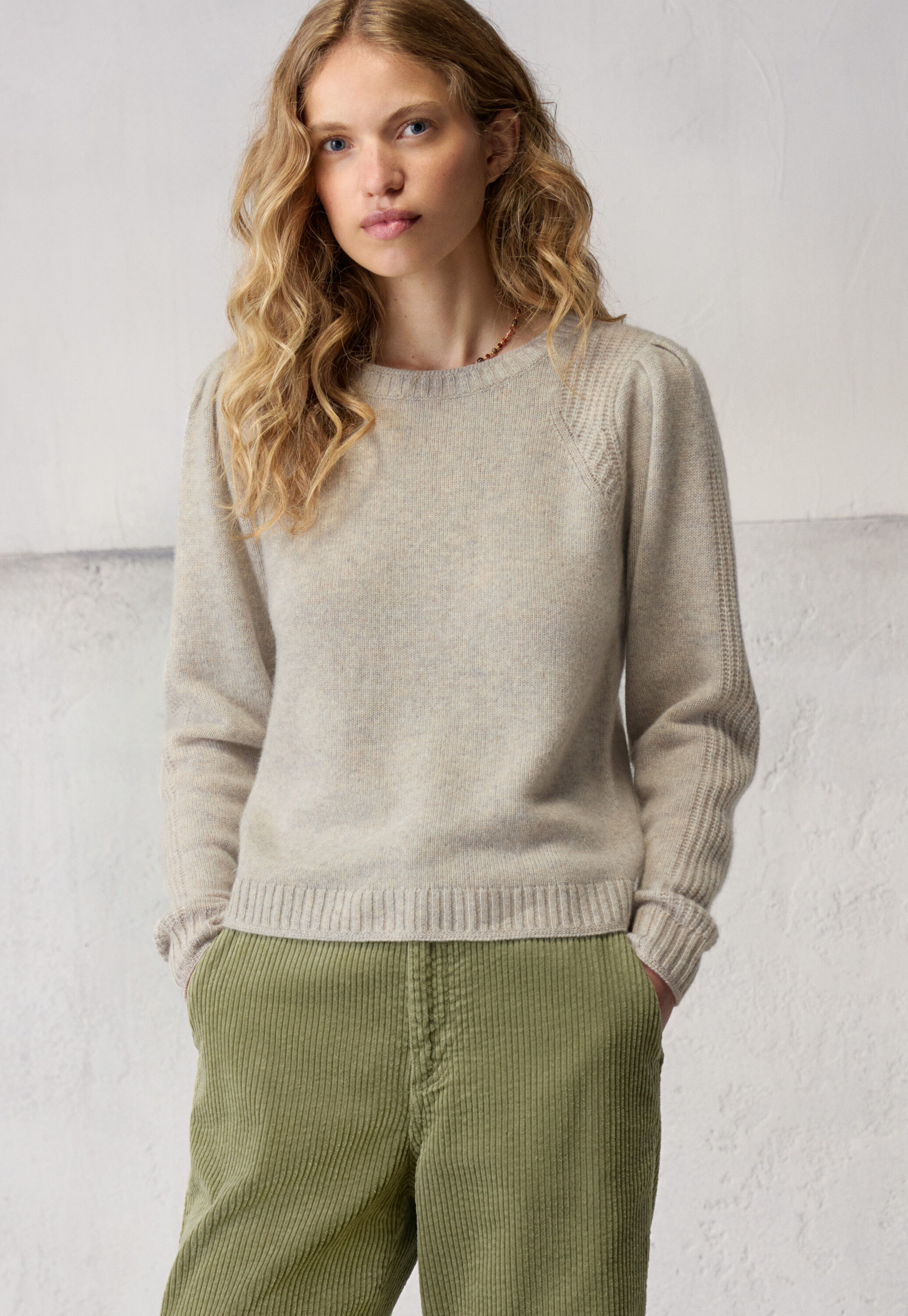Pullover mit Puff&auml;rmeln