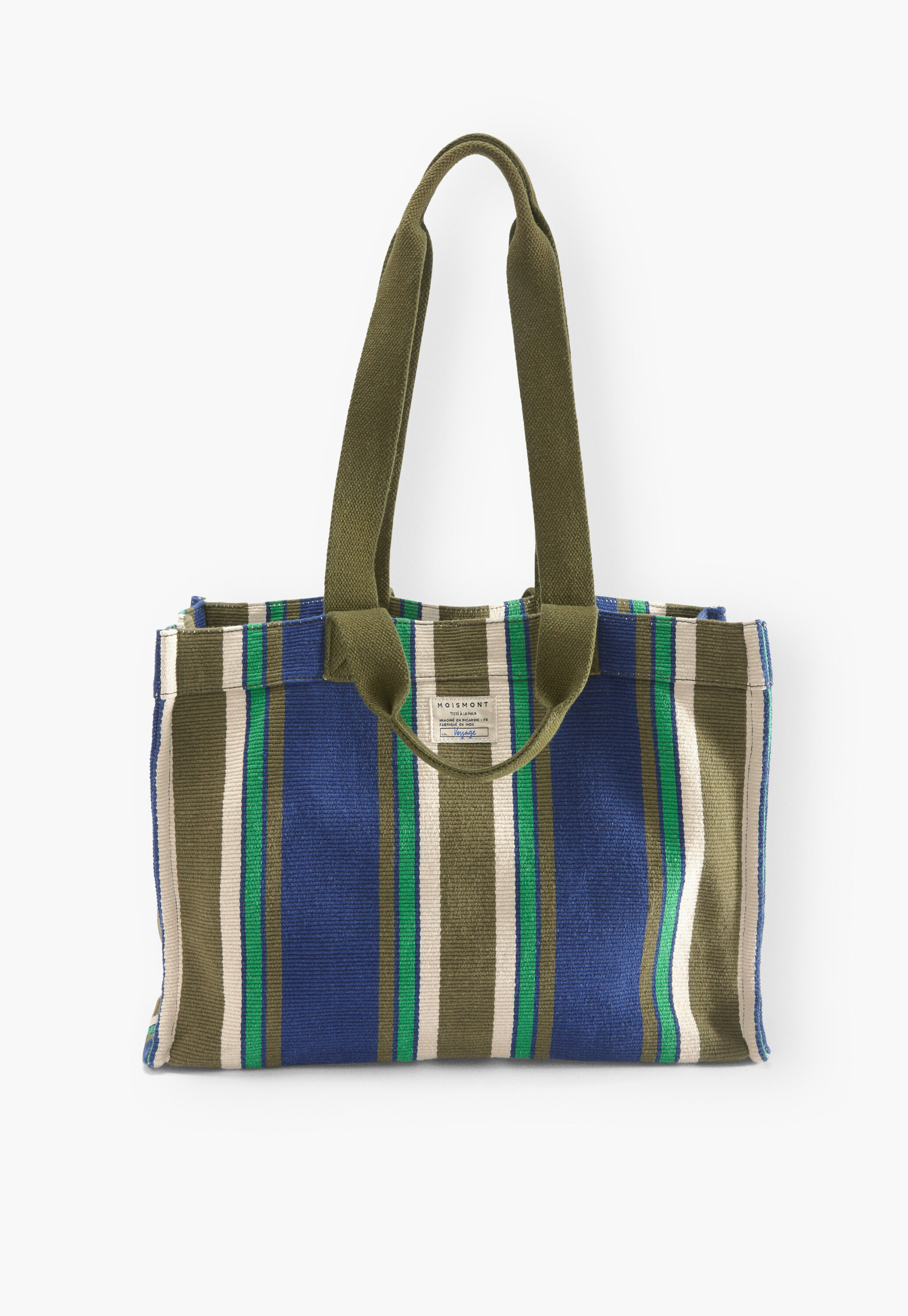 Gro&szlig;e gestreifte Tasche