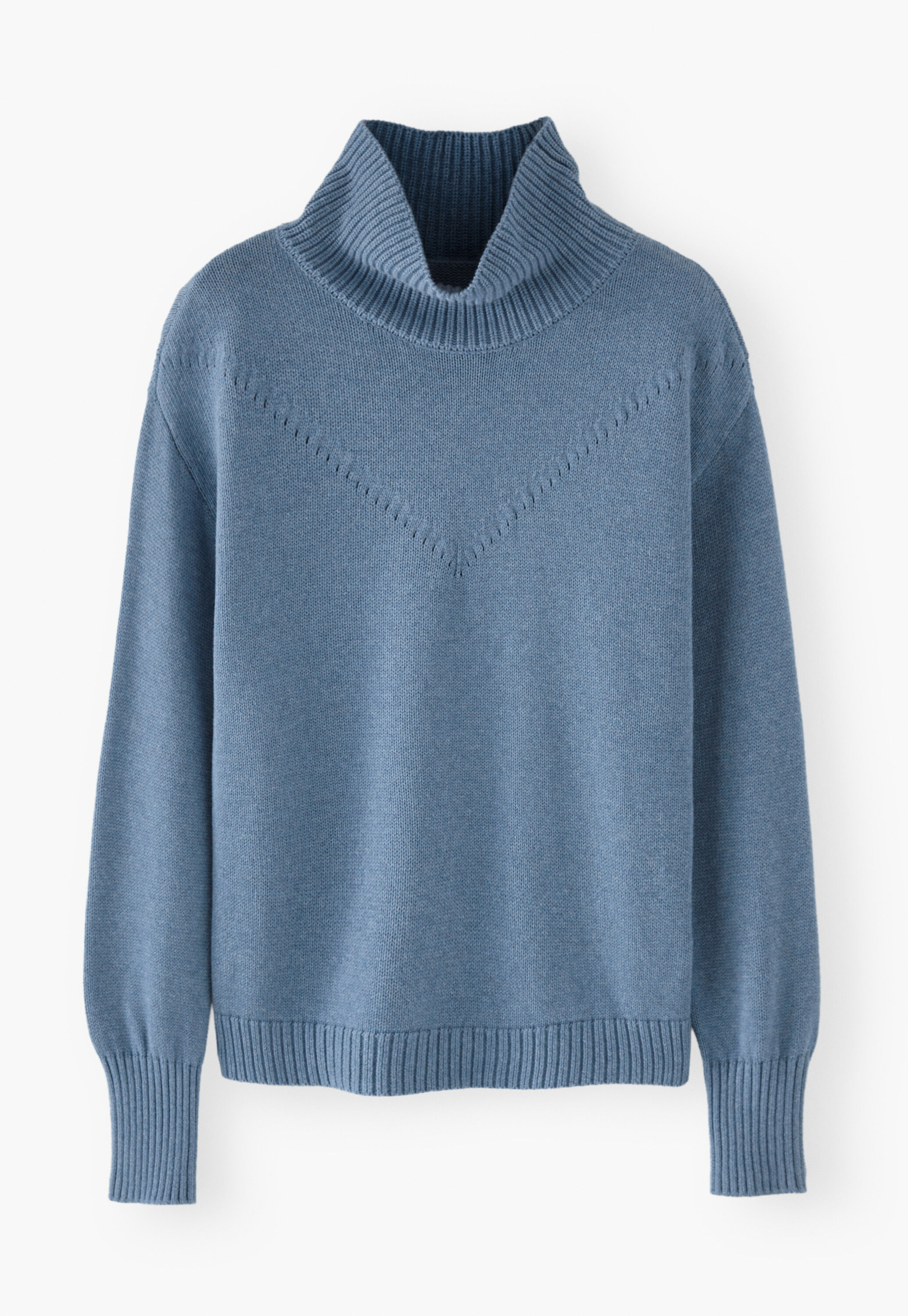 Pullover mit hohem Kragen