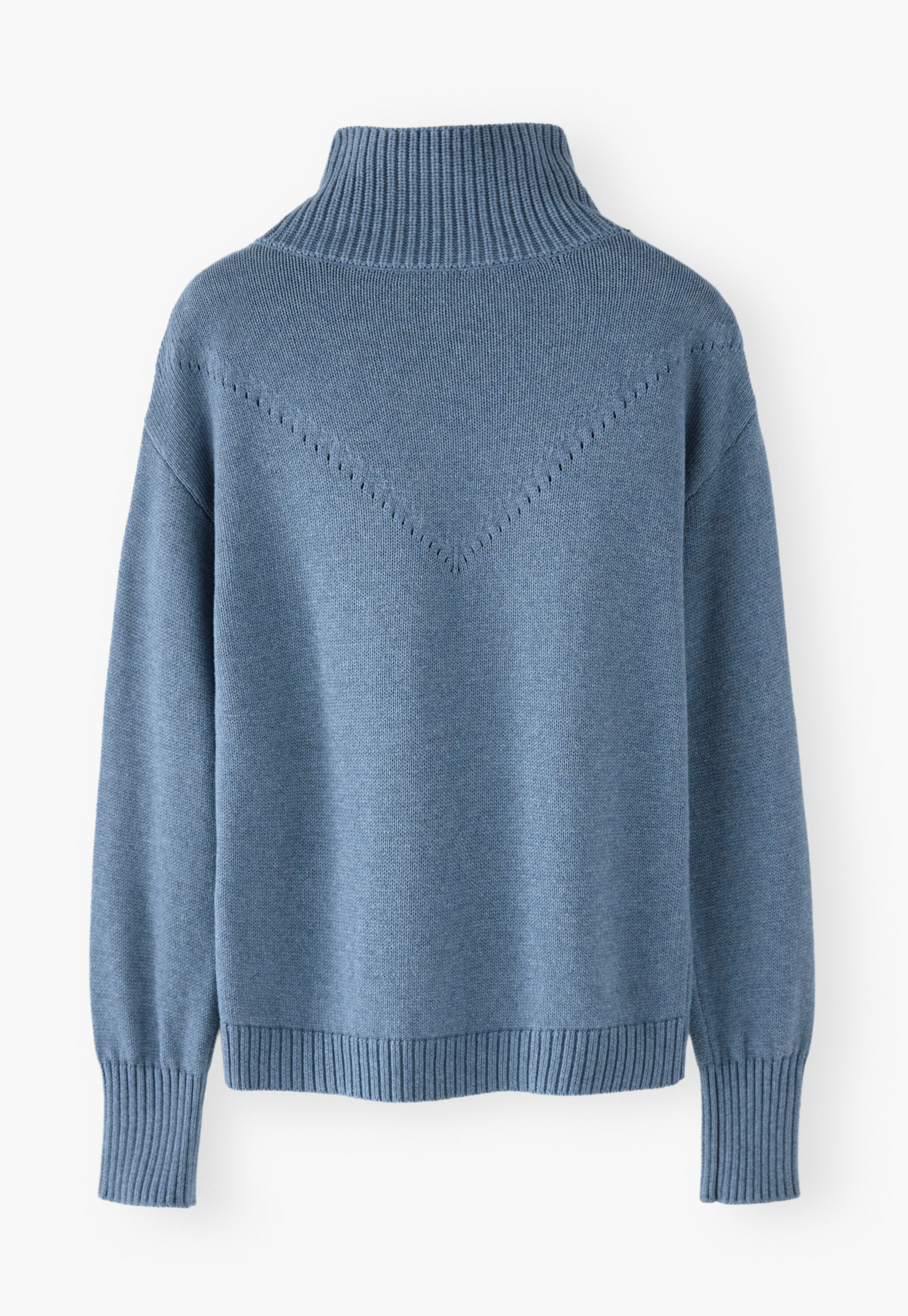 Pullover mit hohem Kragen