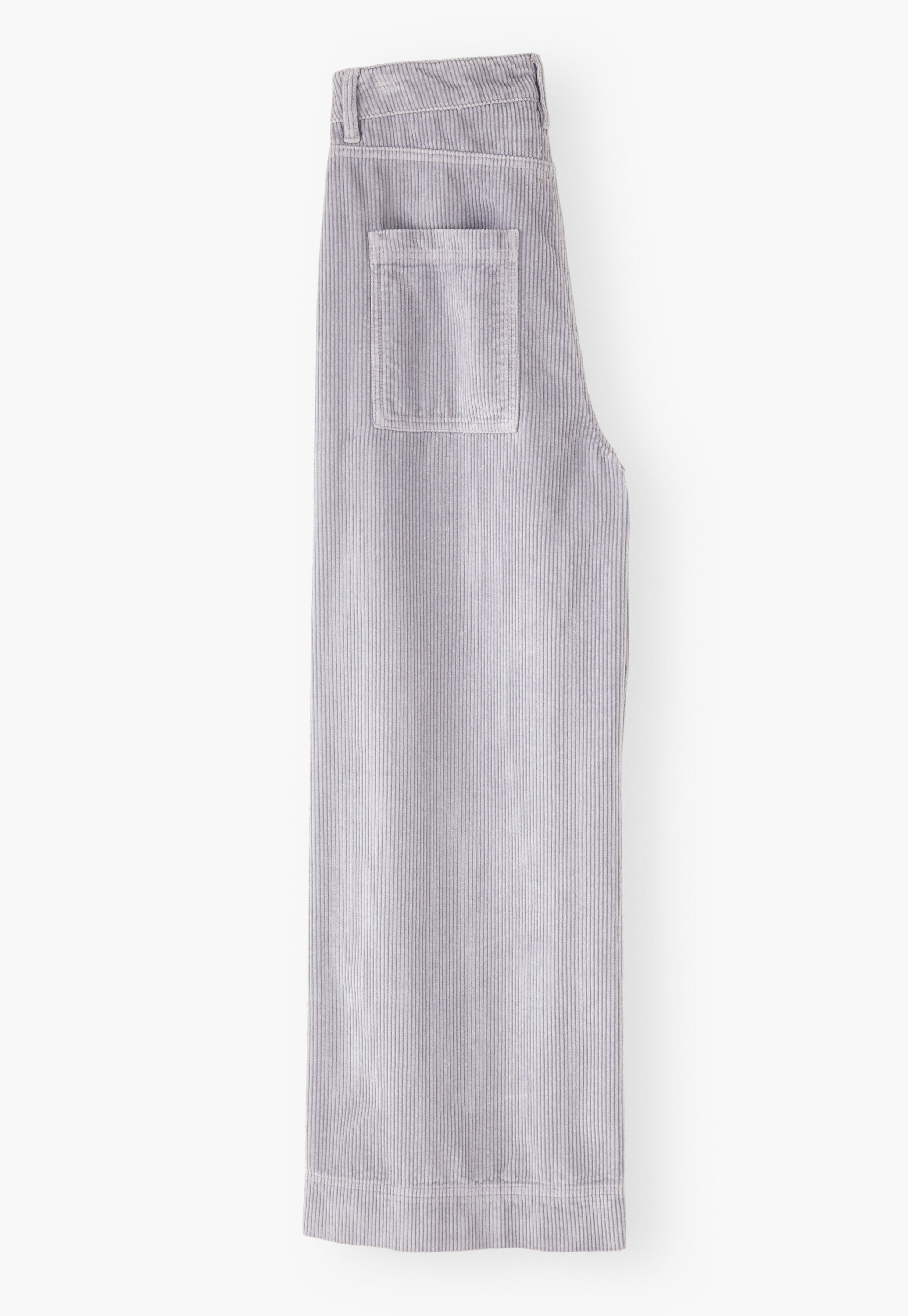 K&uuml;rzer geschnittene Hose mit weitem Bein