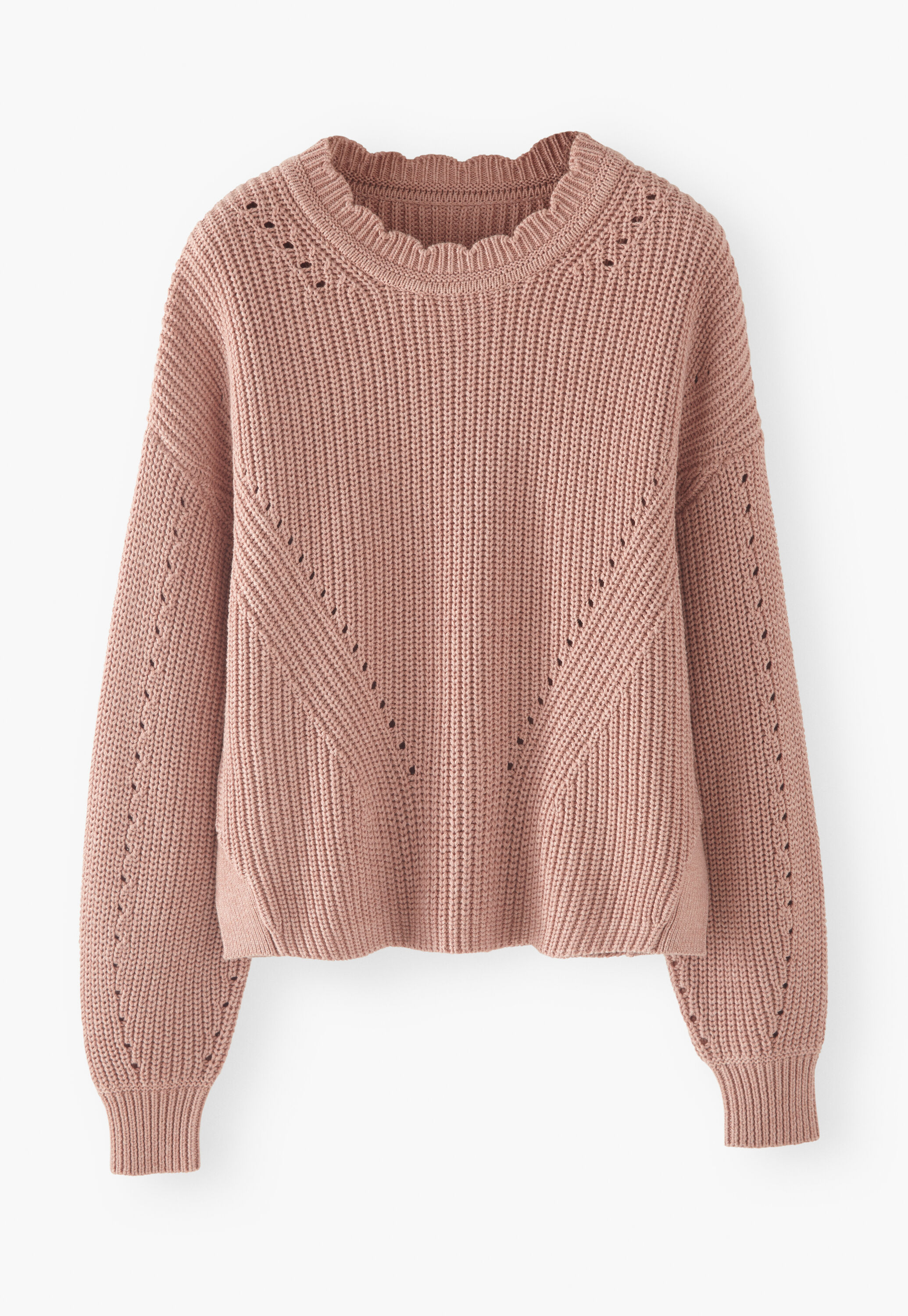Rippstrickpullover