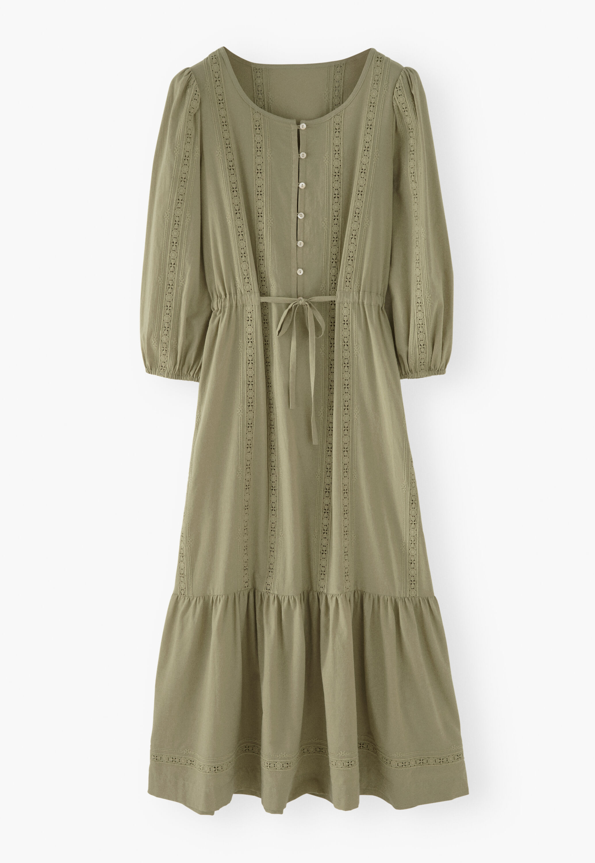 Besticktes Maxikleid