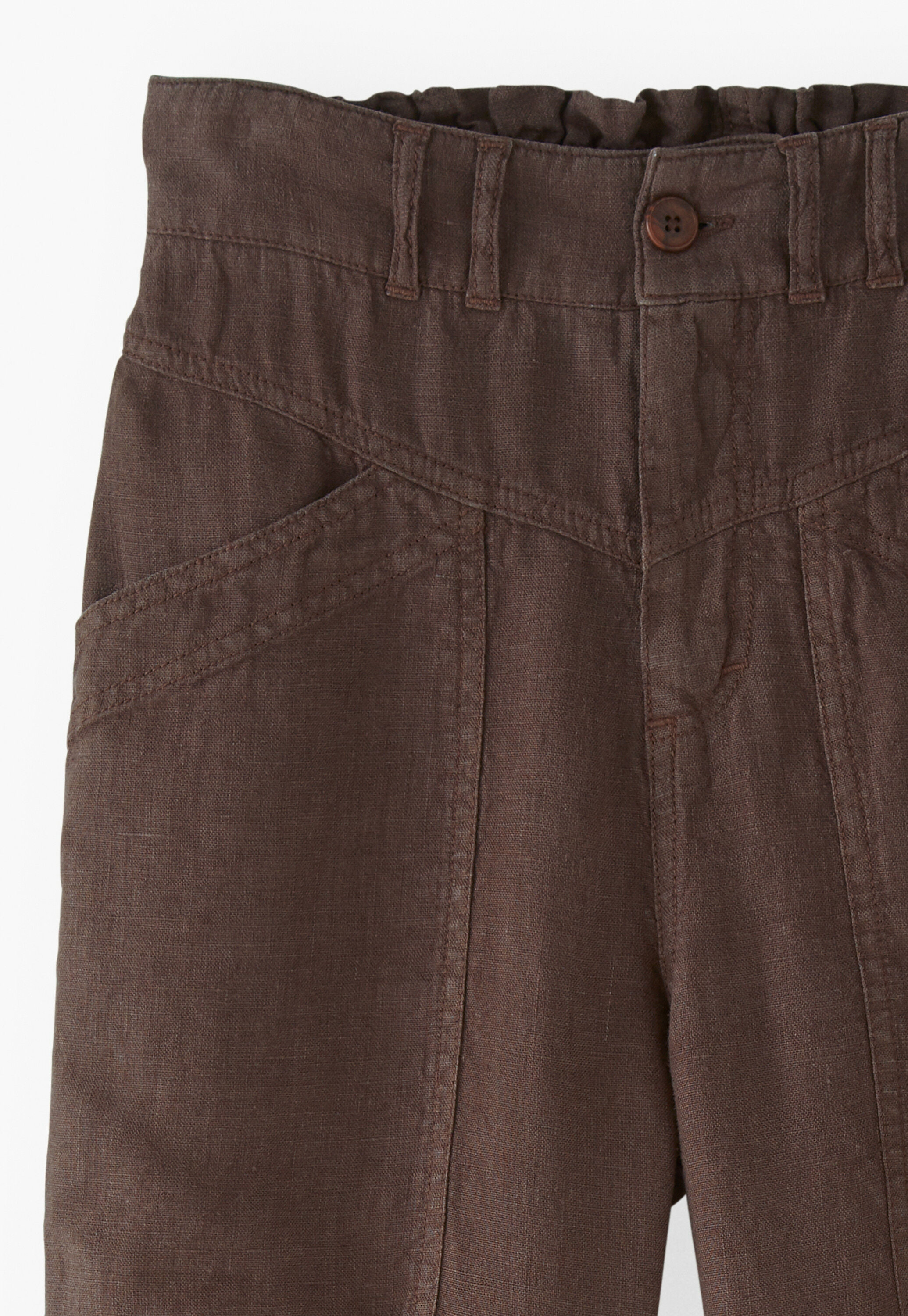 K&uuml;rzer geschnittene Hose