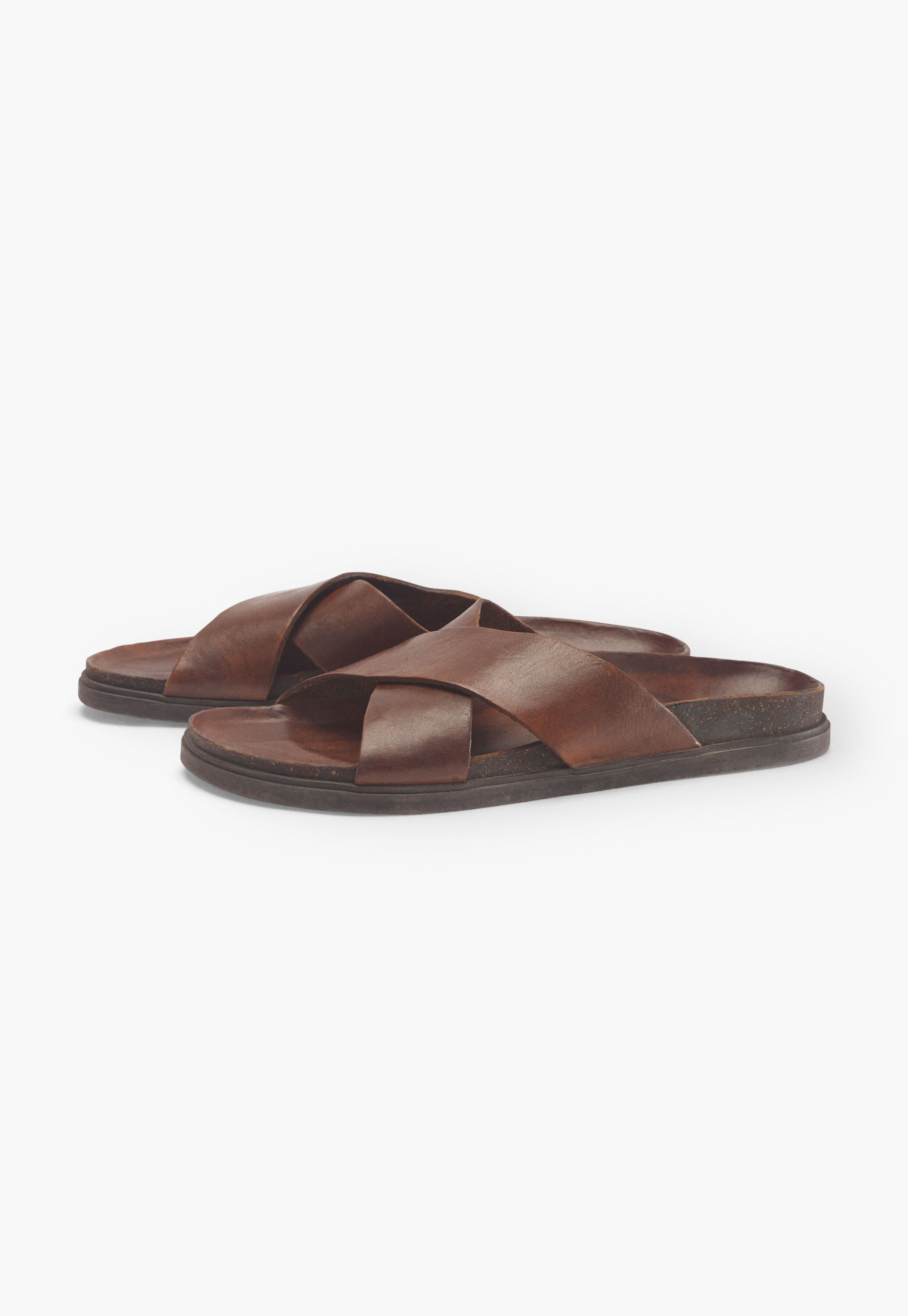 Slipper mit &uuml;berkreuzter Front