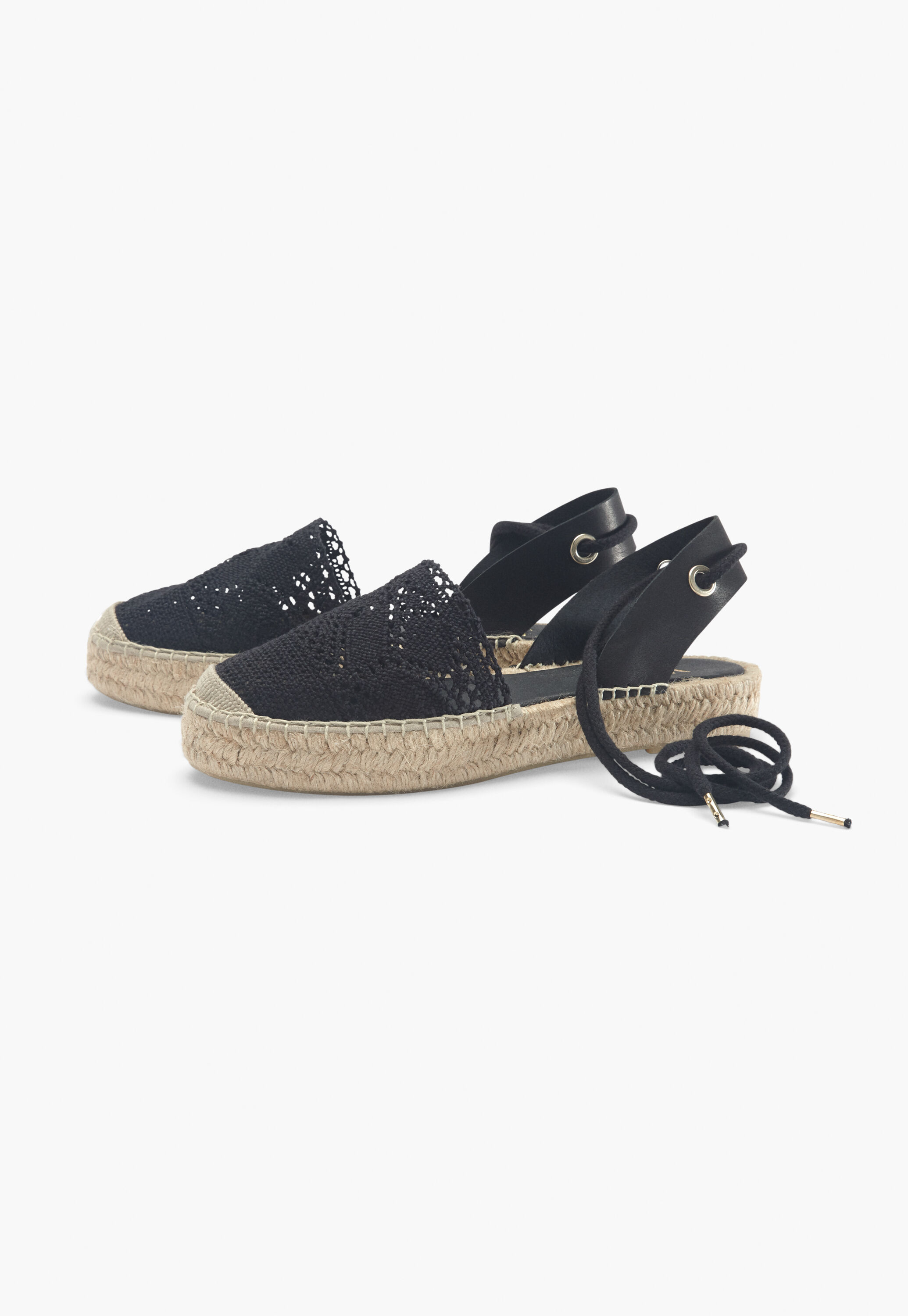 Espadrilles zum Schn&uuml;ren