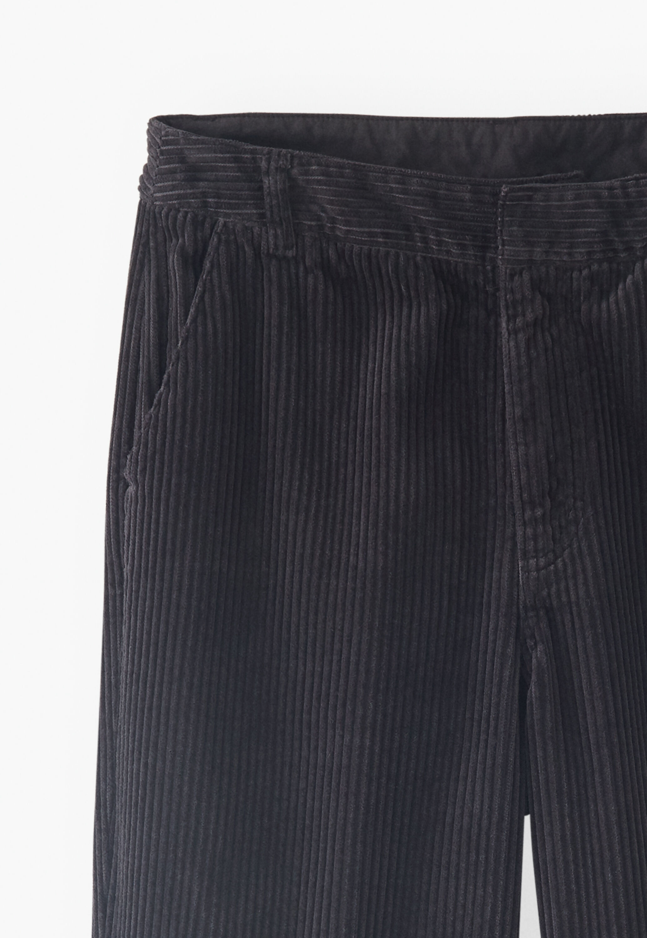 Hose mit geradem Bein aus Cord