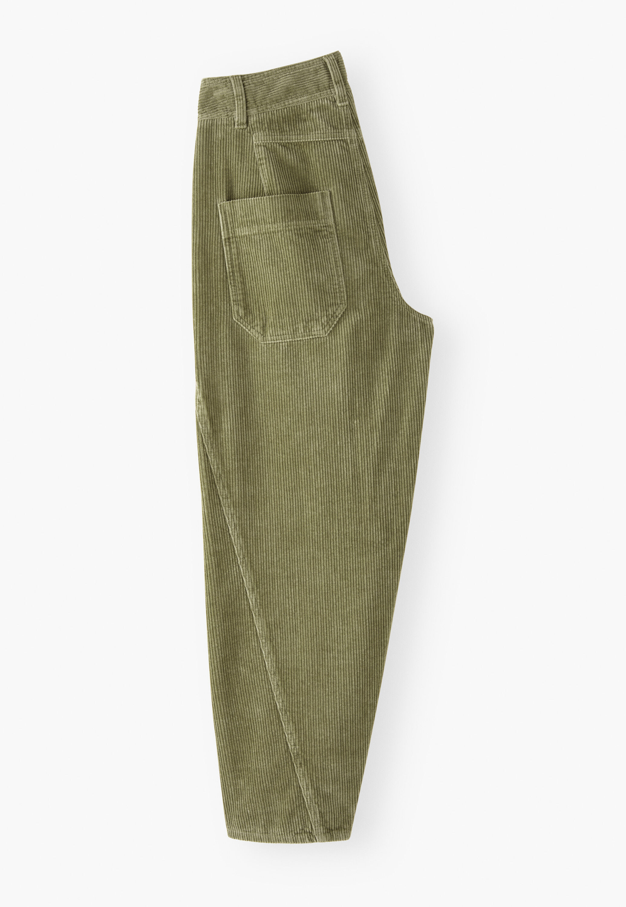 Entspannt geschnittene Karotten-Cordhose