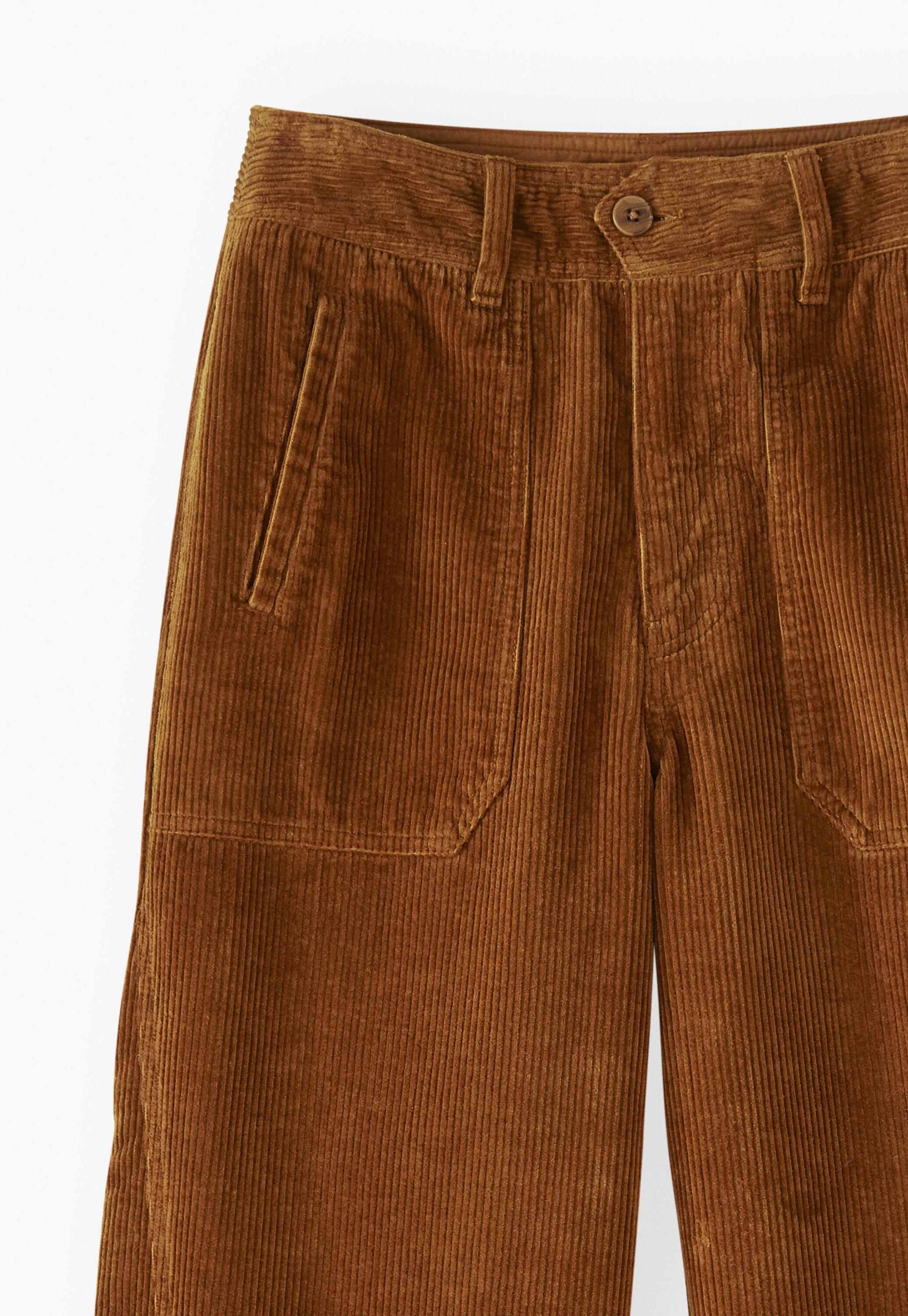 Entspannt geschnittene Karotten-Cordhose