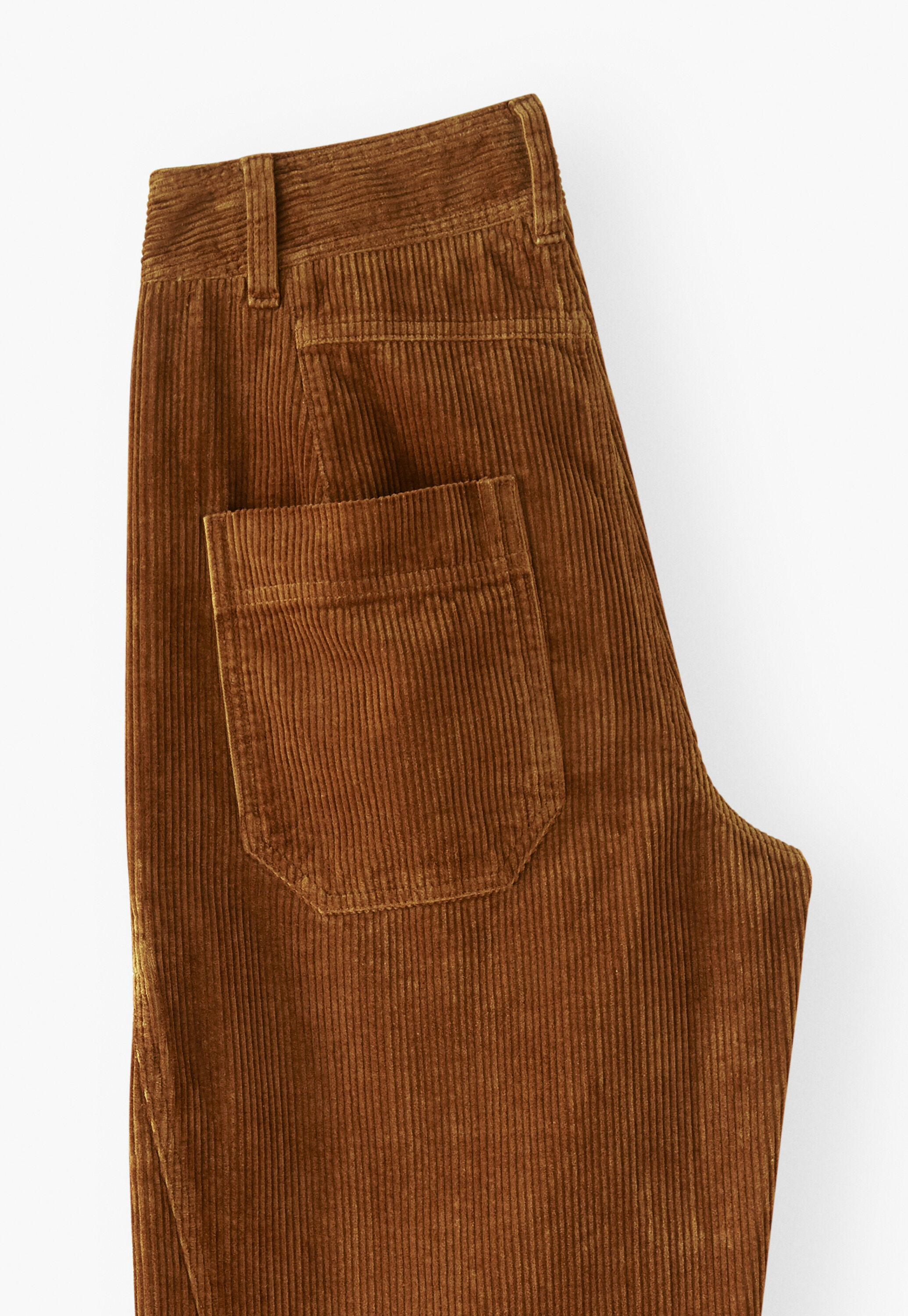Entspannt geschnittene Karotten-Cordhose
