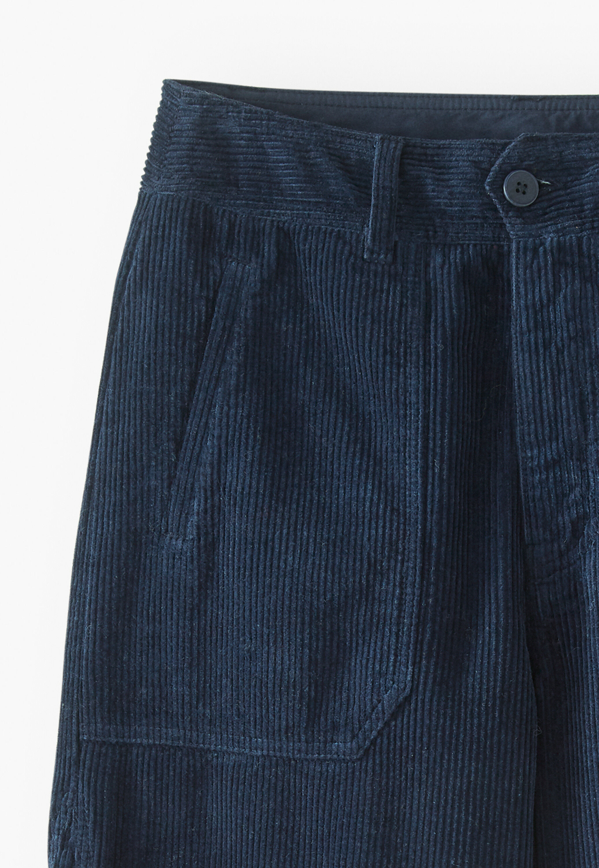 Entspannt geschnittene Karotten-Cordhose