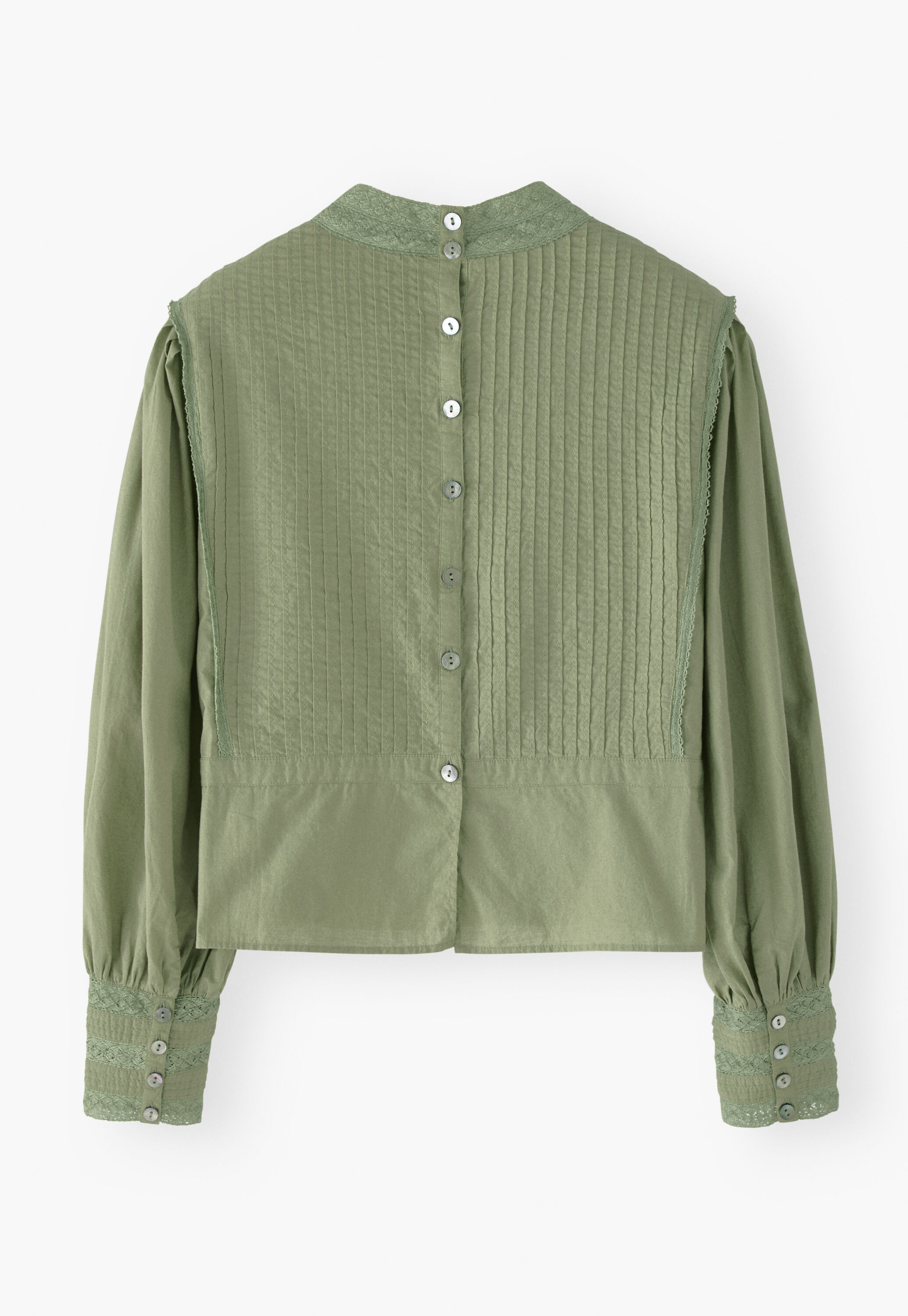 Bluse mit Biesen