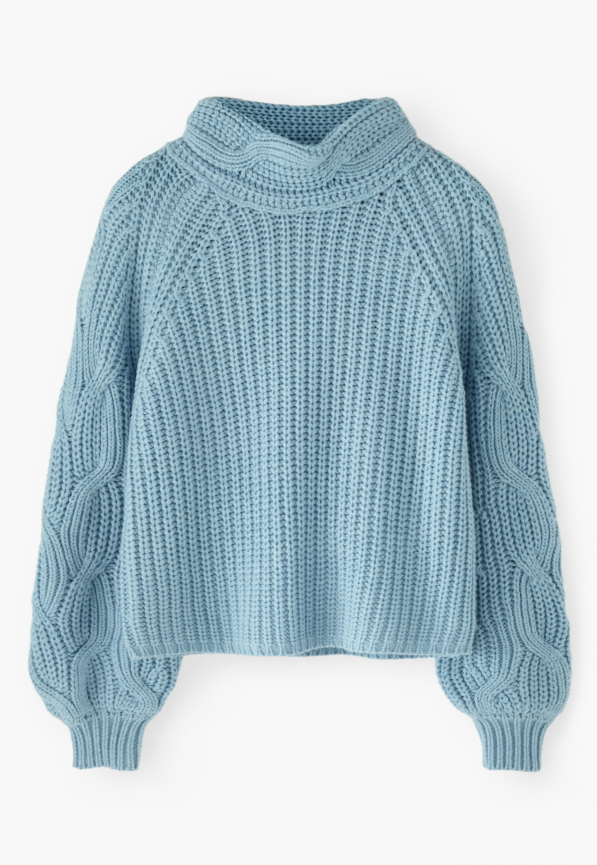Pullover mit Zopfmuster