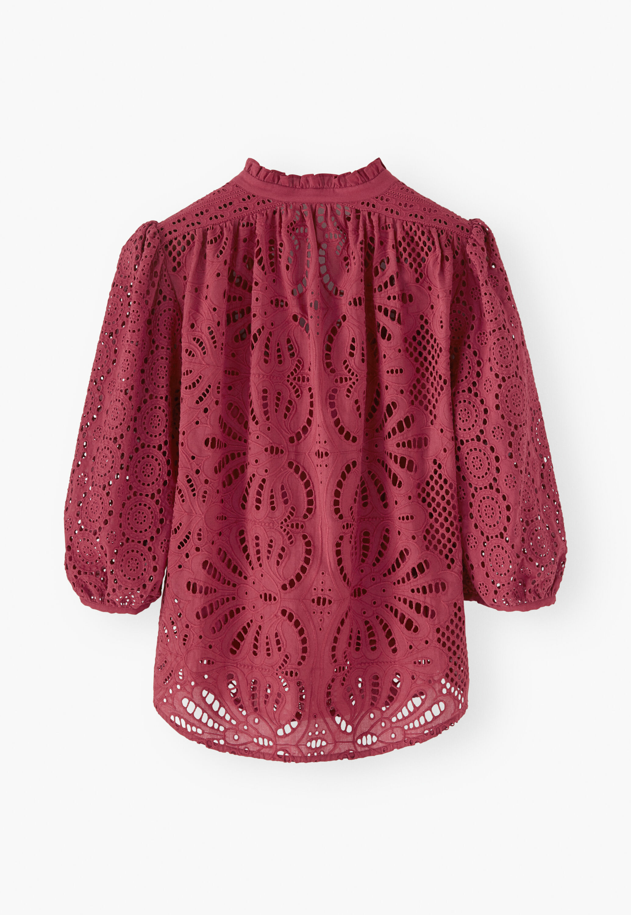 Broderie-Anglaise-Bluse
