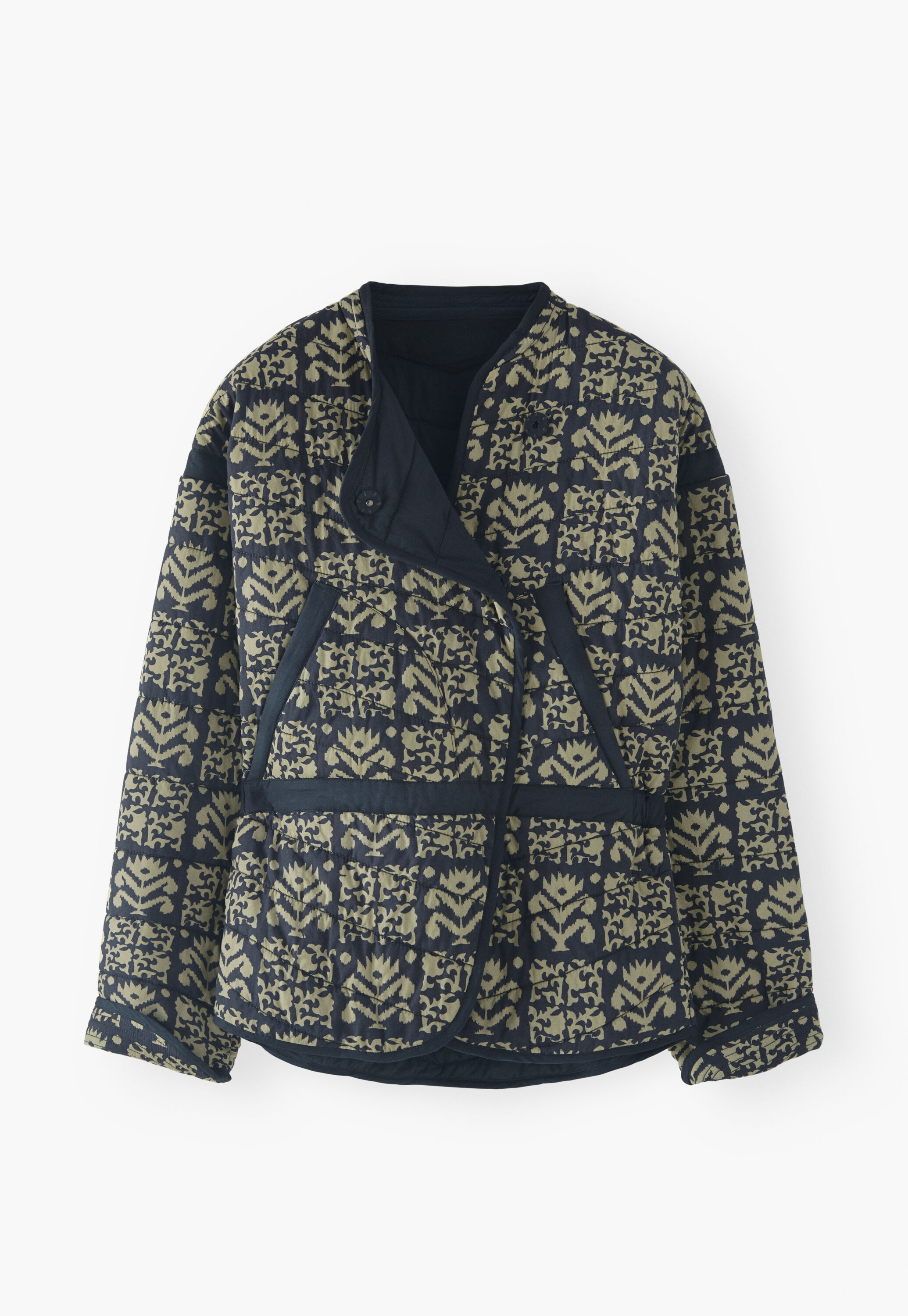 Steppjacke mit Print