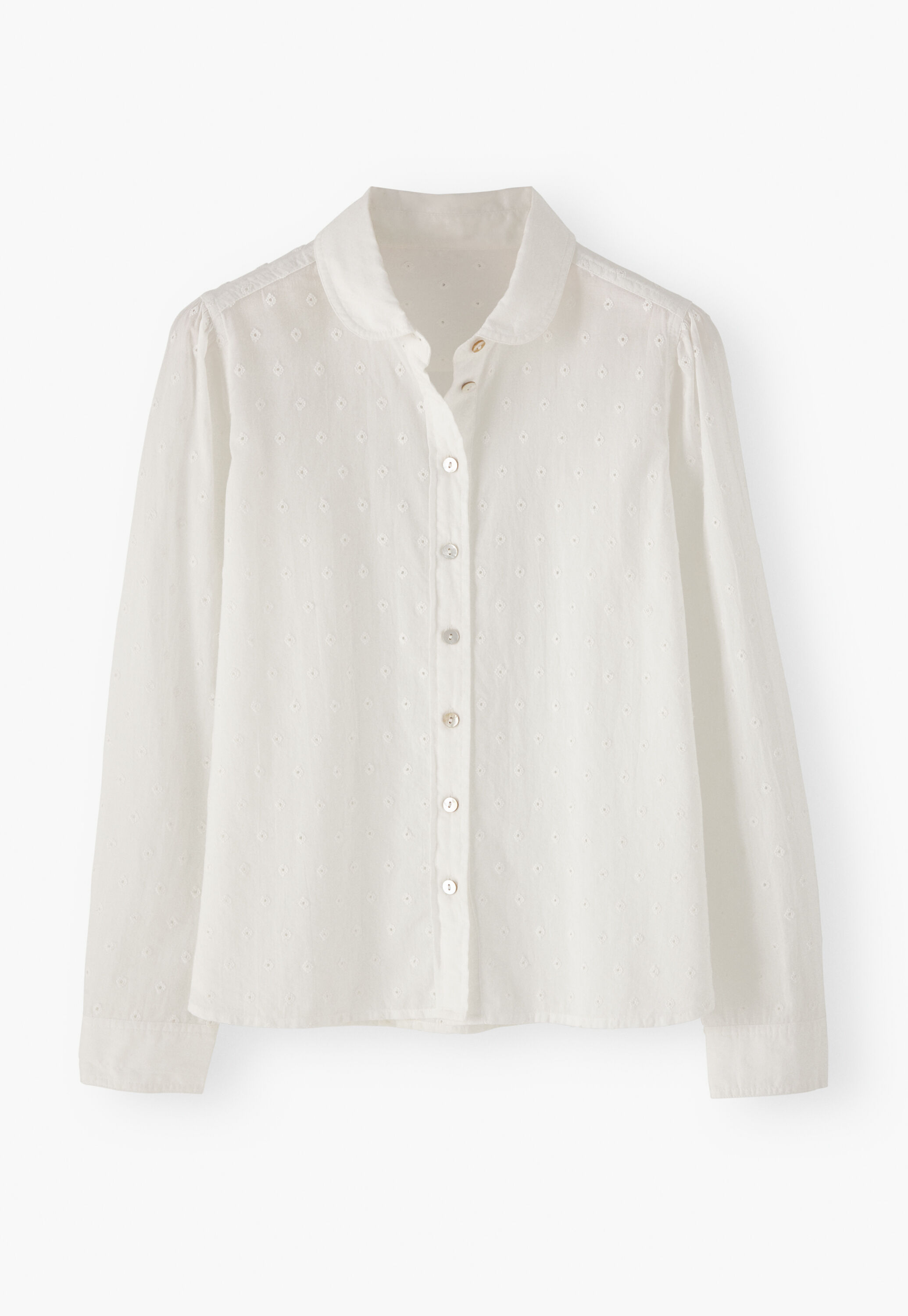 Broderie-Bluse