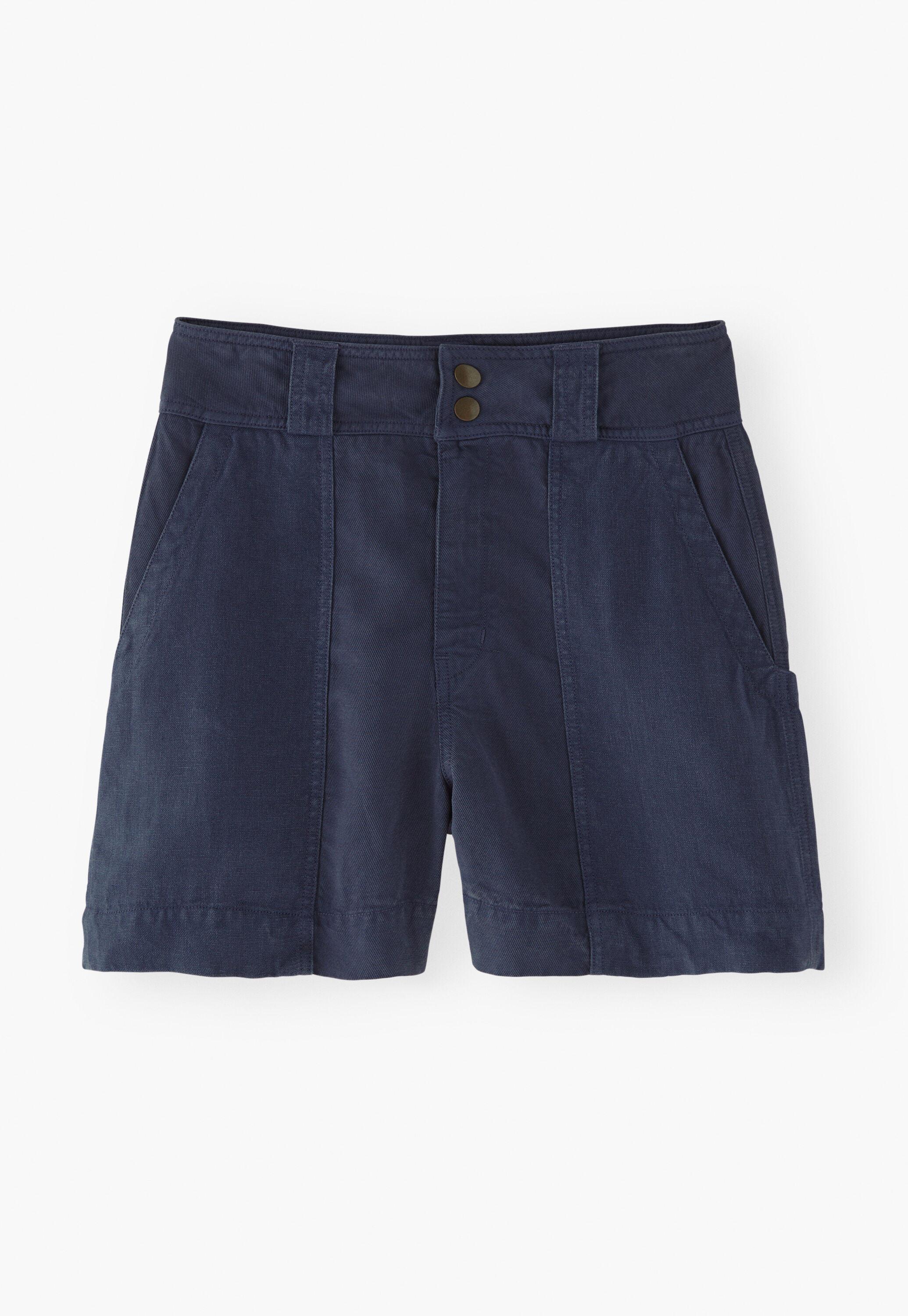 Kontraststoff-Shorts
