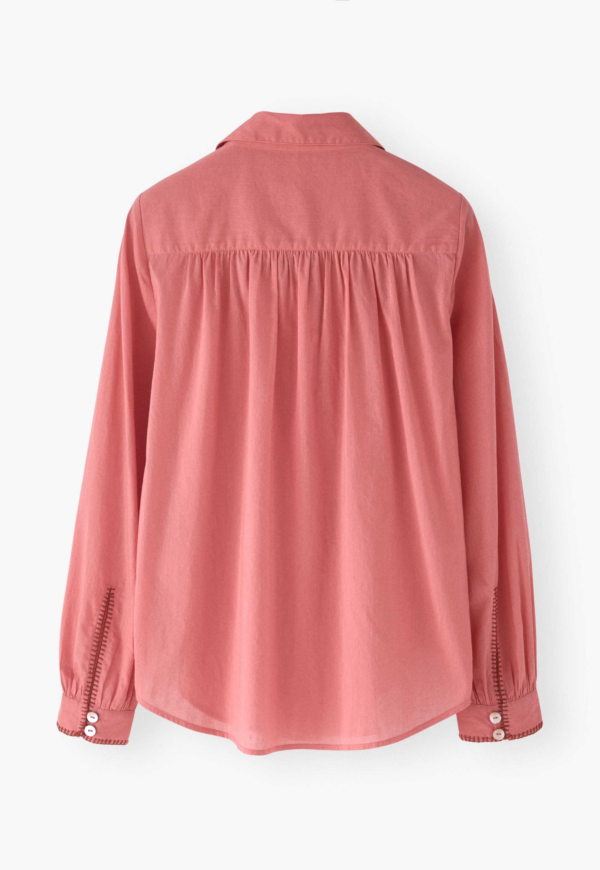 Bluse mit Kr&auml;useldetail