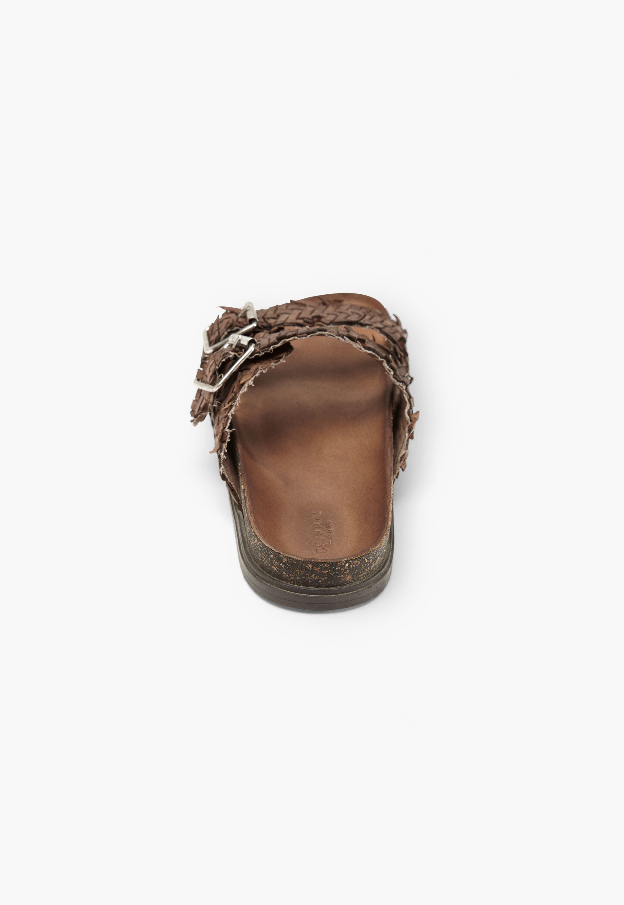 Gewebte Sandalen mit Schnalle