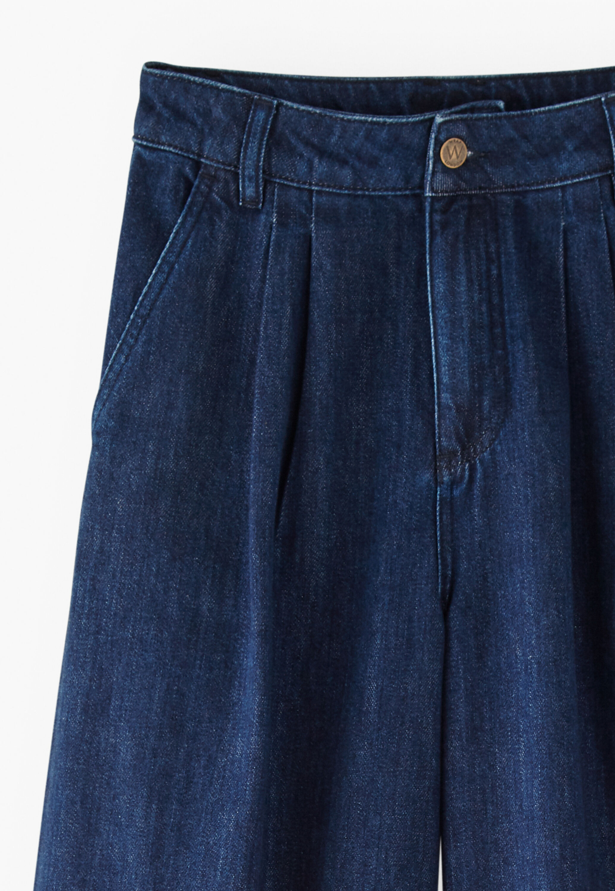Weiche Jeans mit weitem Bein