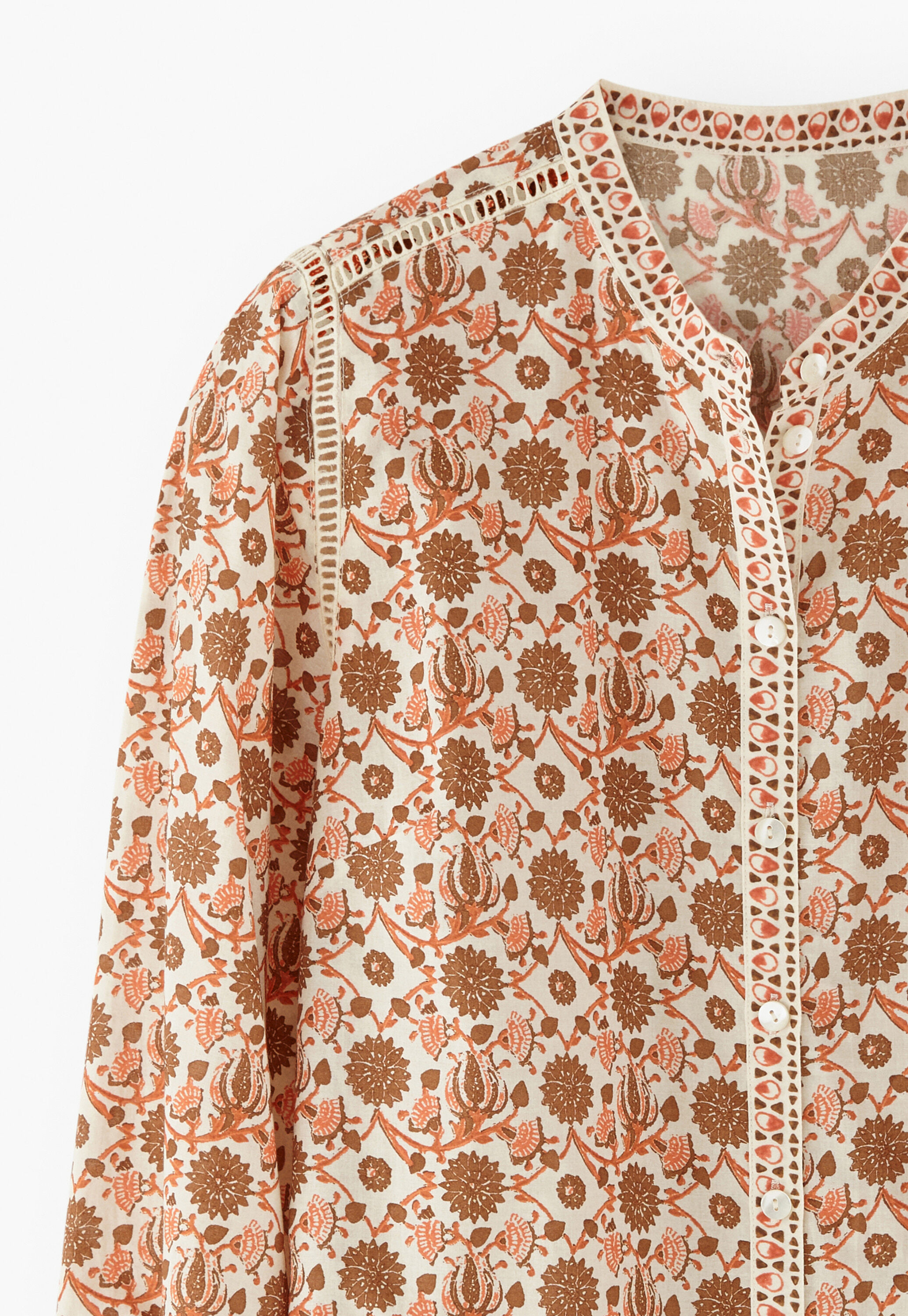 Bedruckte Bluse