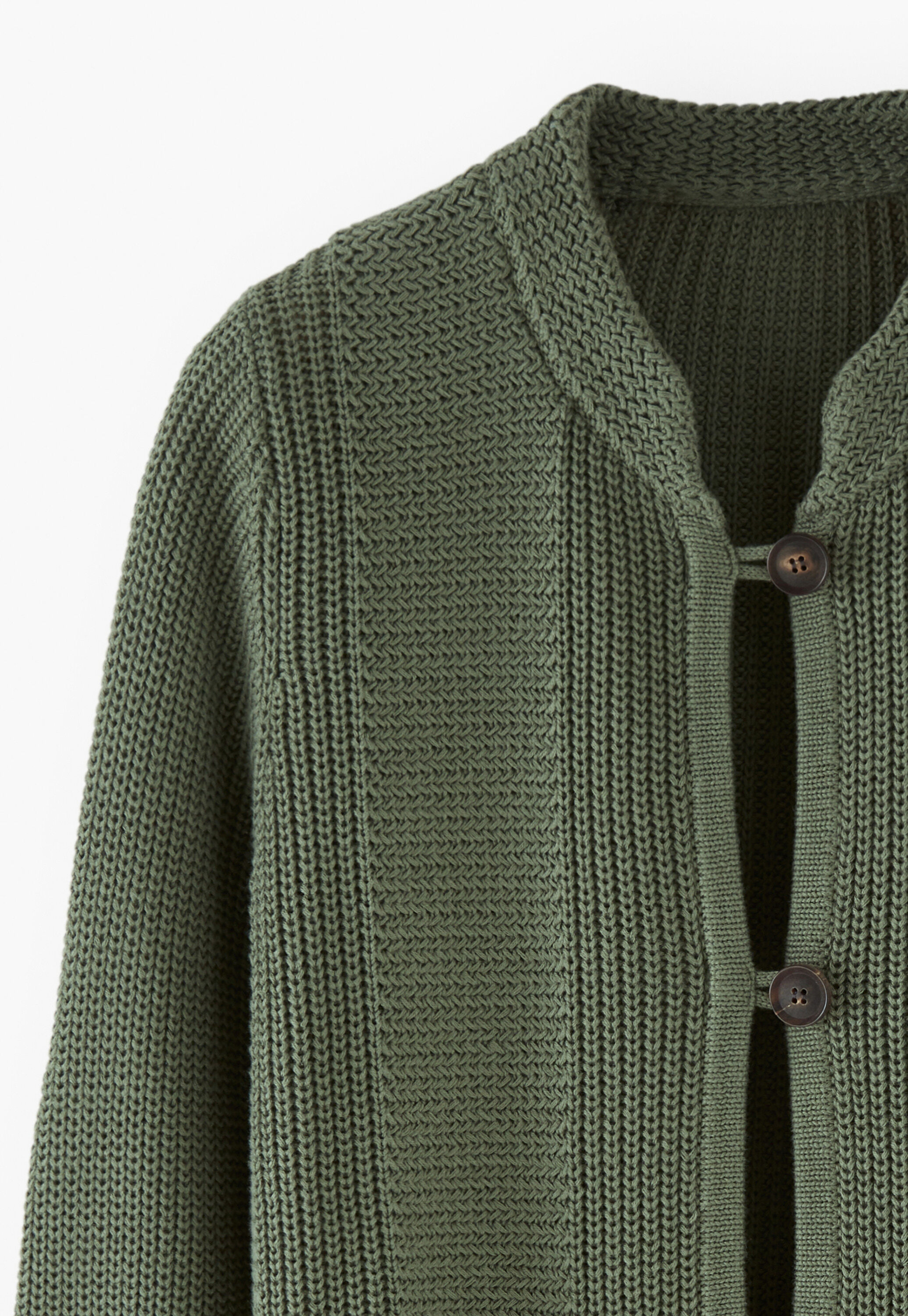 Gestrickte Jacke