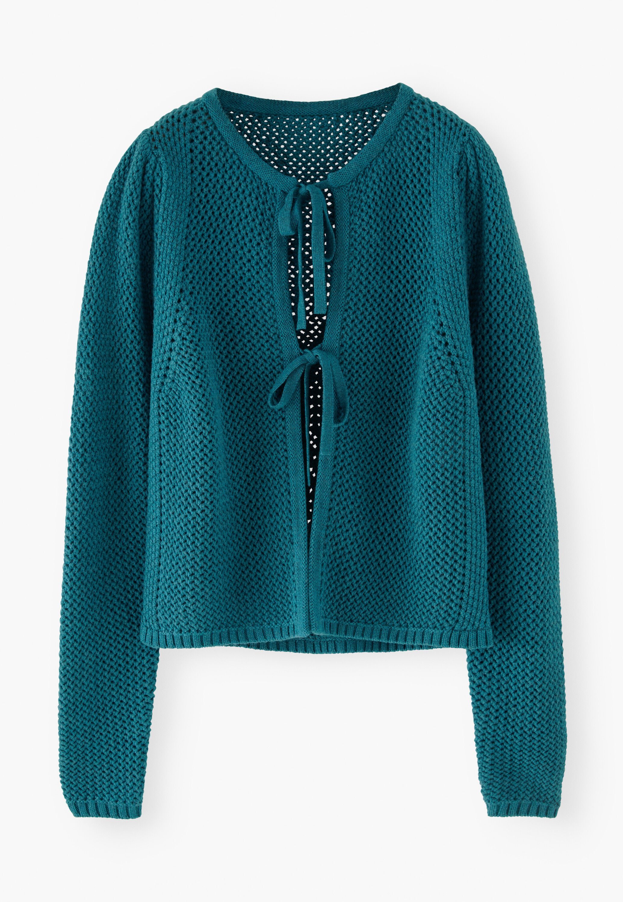Cardigan mit Bindeband