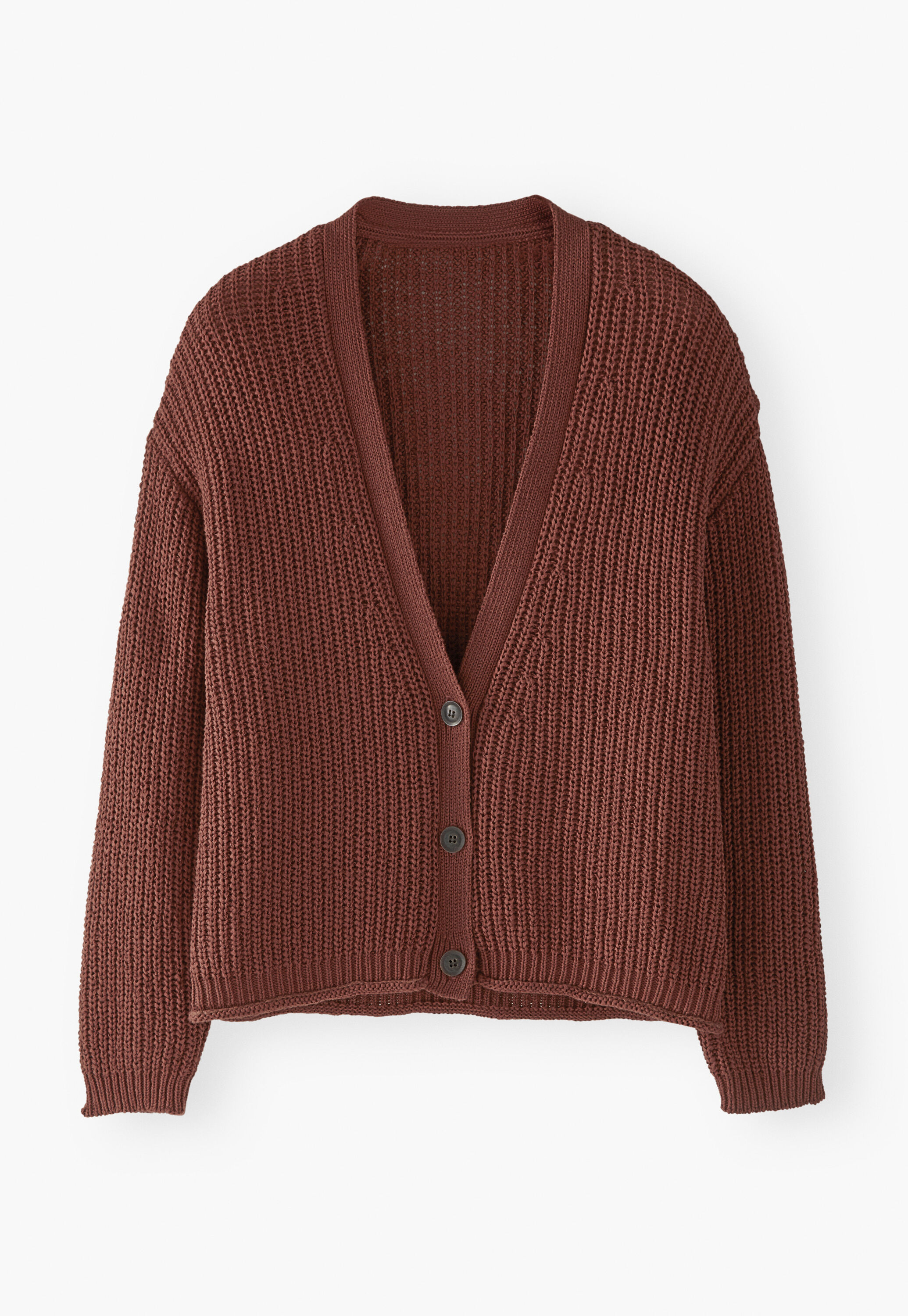 Cardigan mit V-Ausschnitt