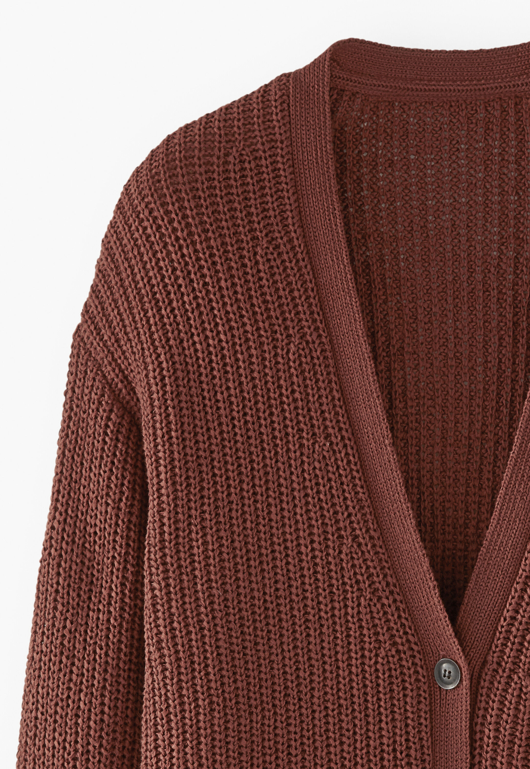 Cardigan mit V-Ausschnitt
