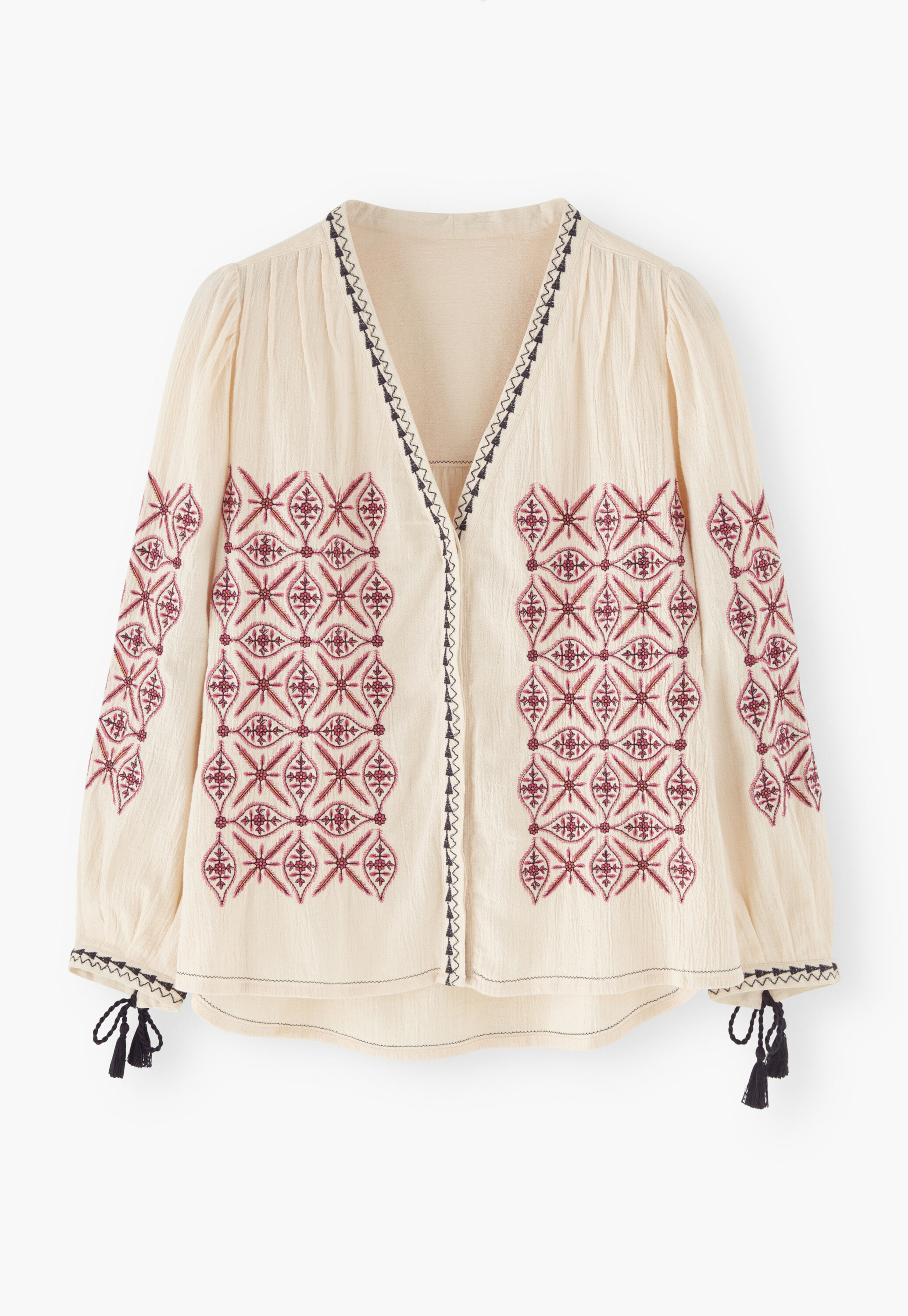 Bestickte Bluse