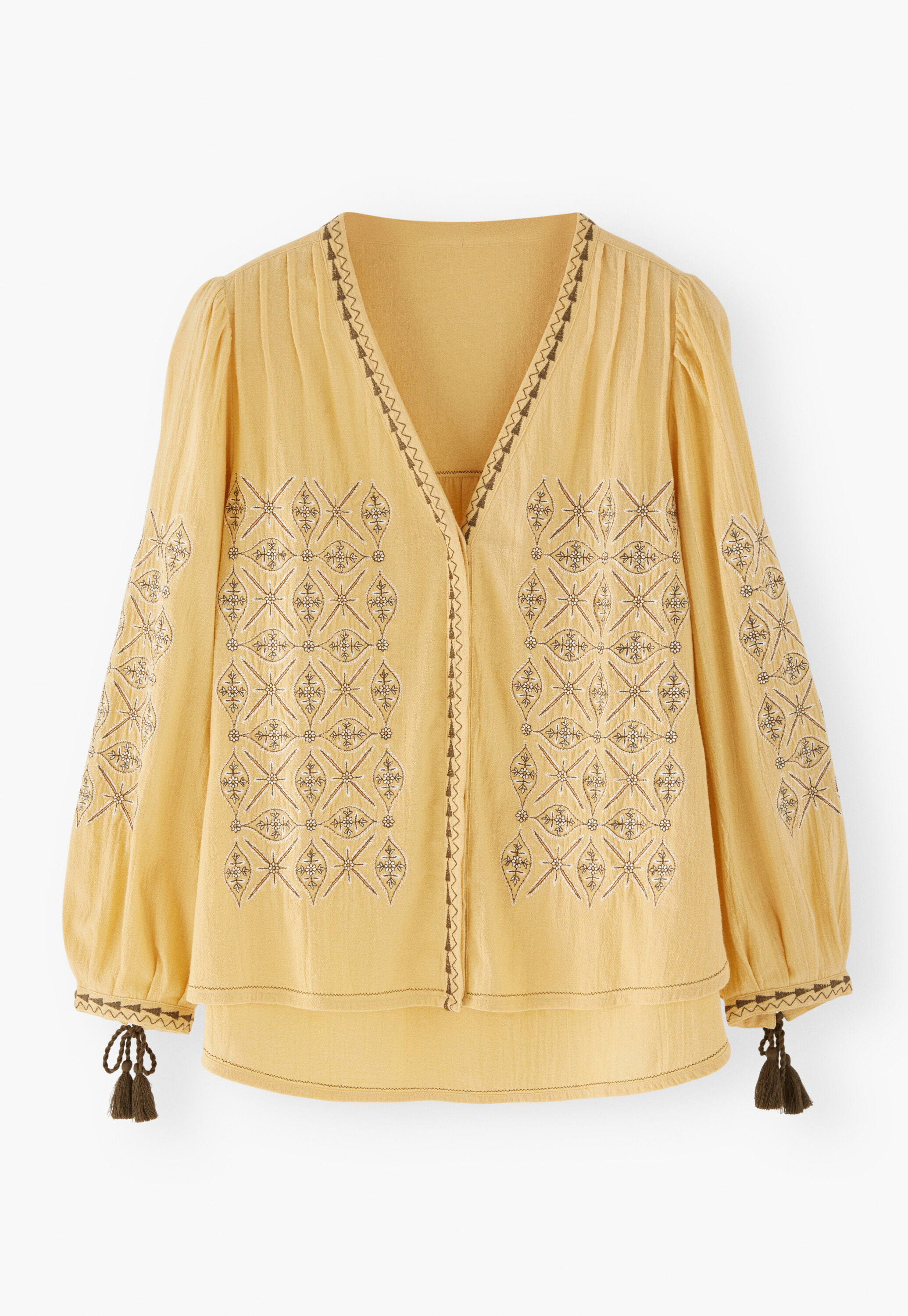 Bestickte Bluse