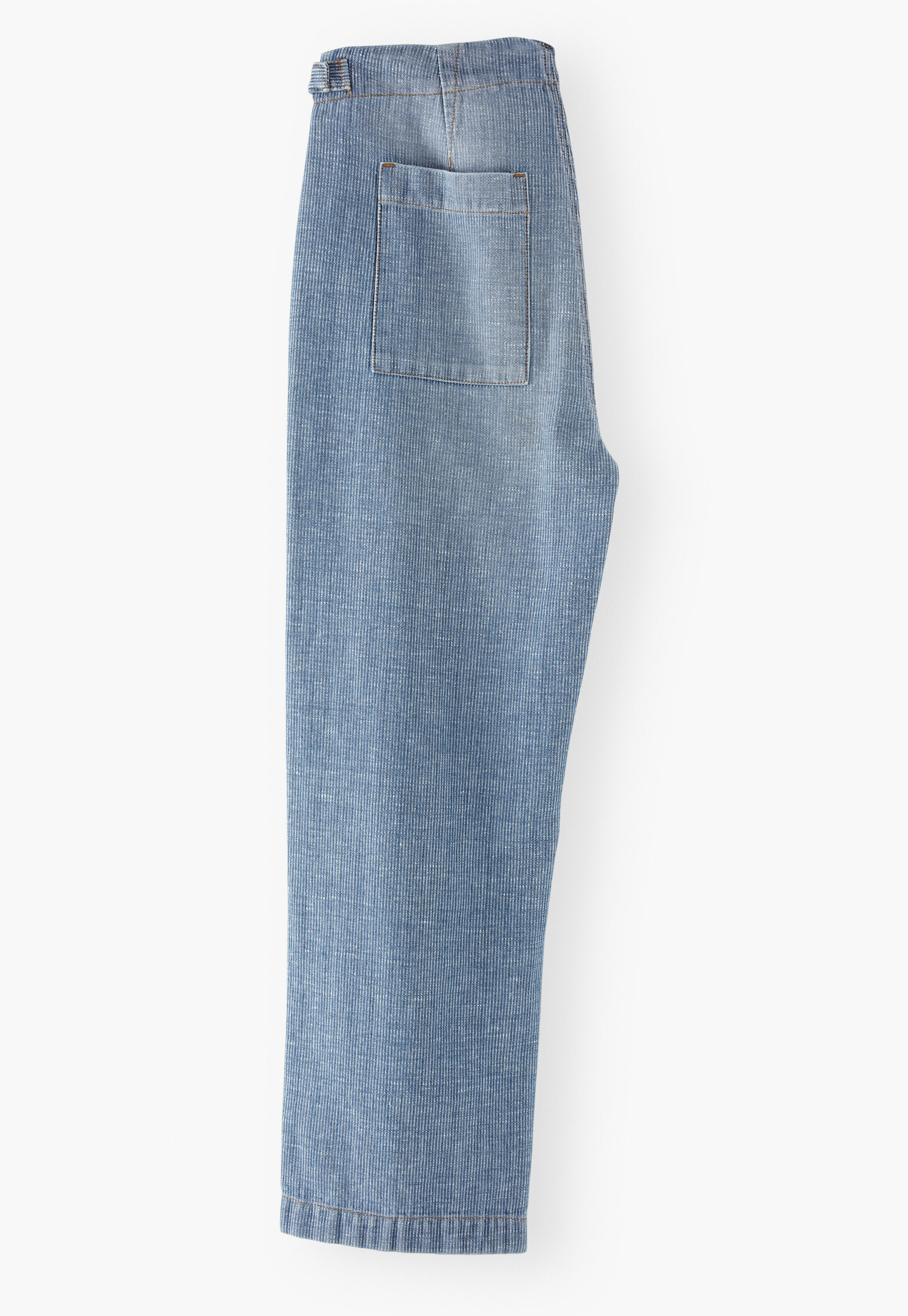 Barrel-Leg-Hose mit Streifen