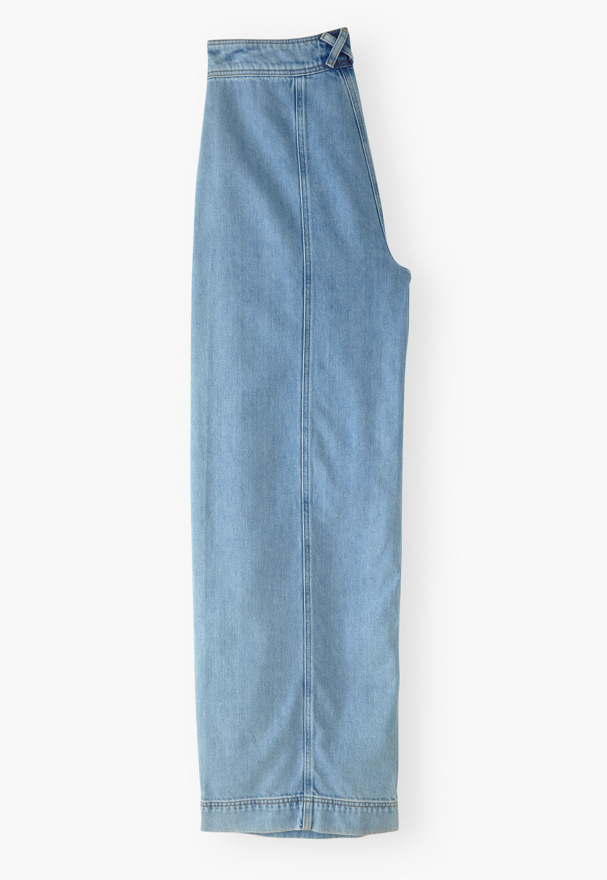 Flie&szlig;ende Jeans mit weitem Bein