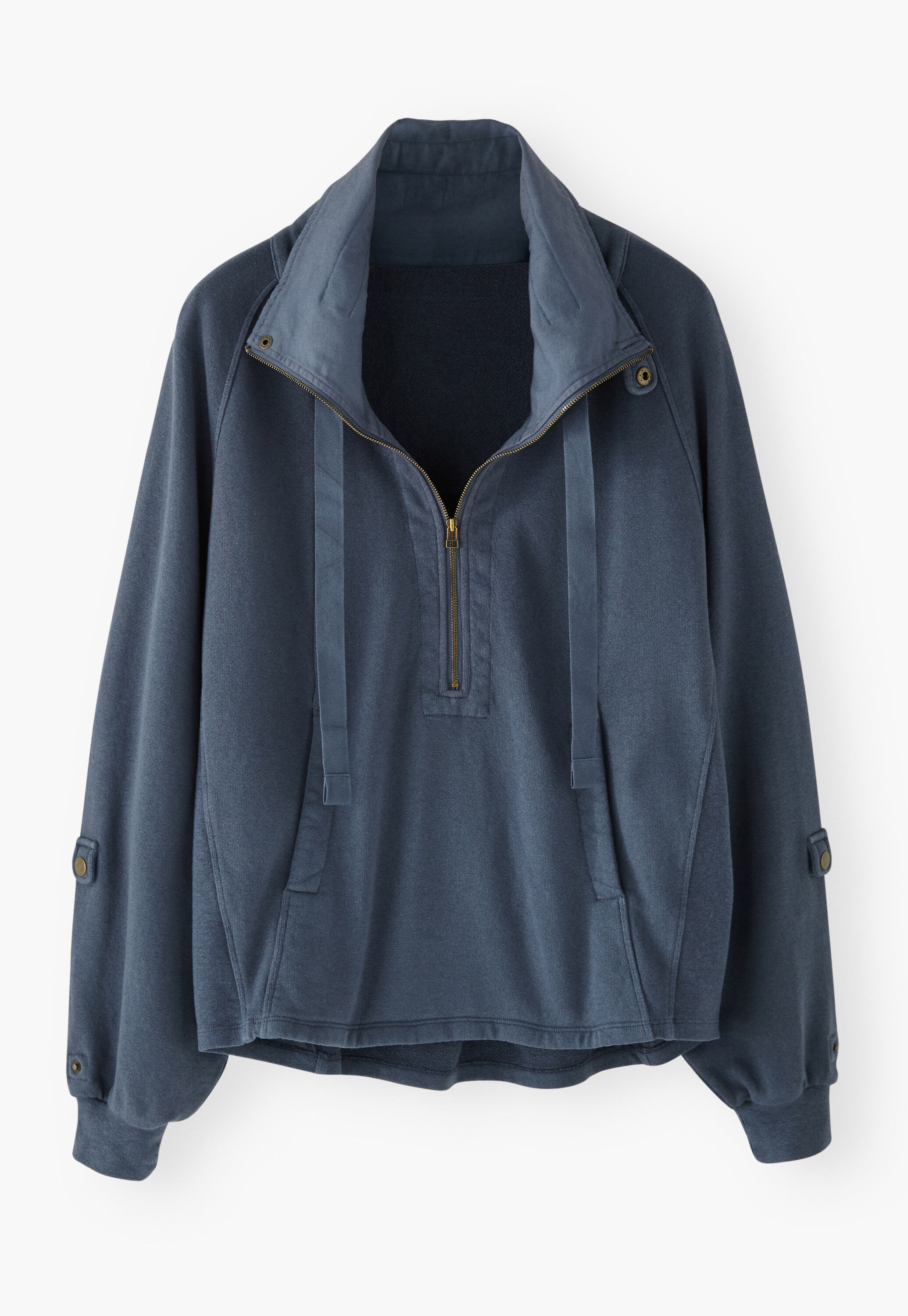 Sweatshirt mit Trichterkragen