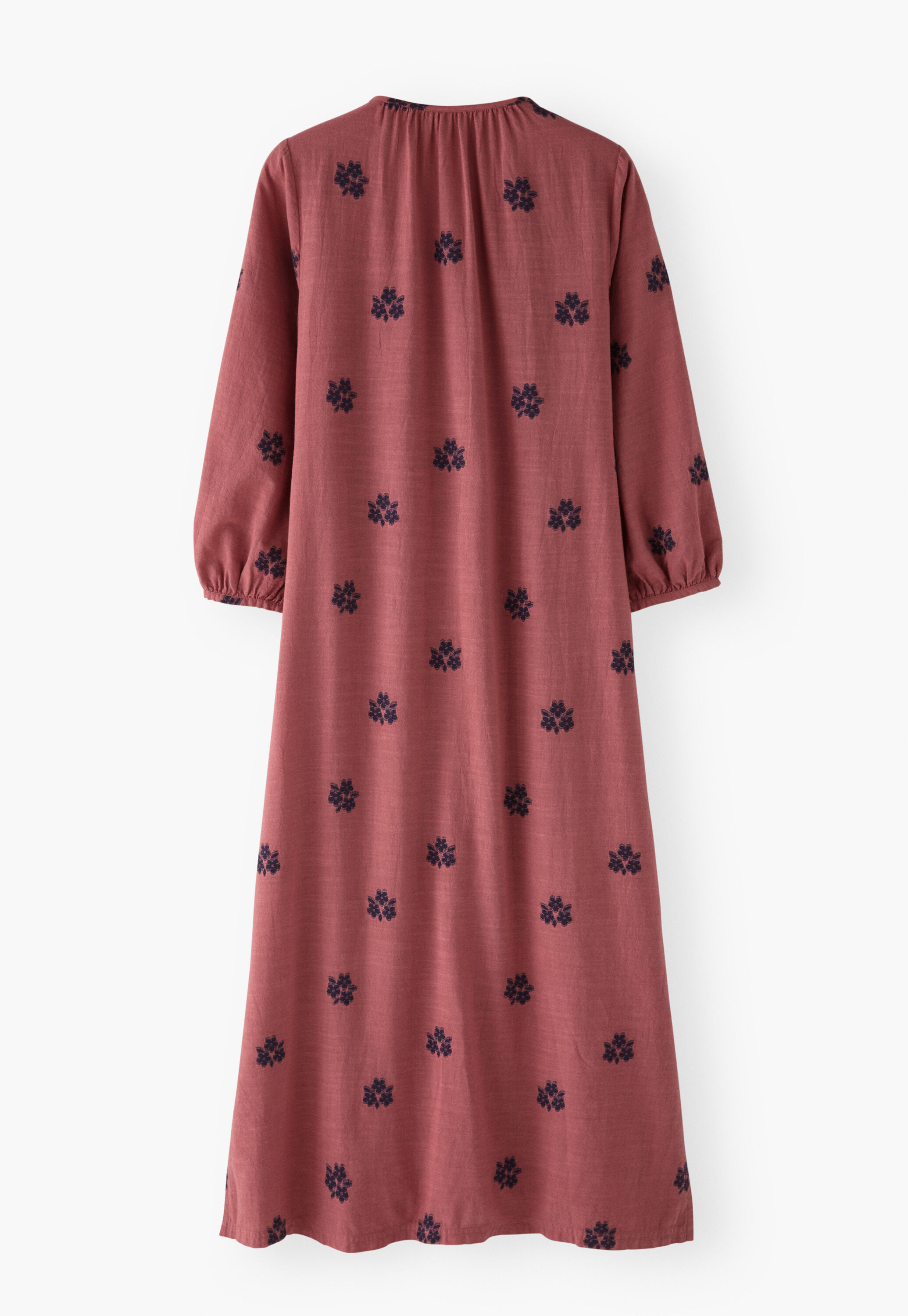Kleid aus geklipptem Jacquard
