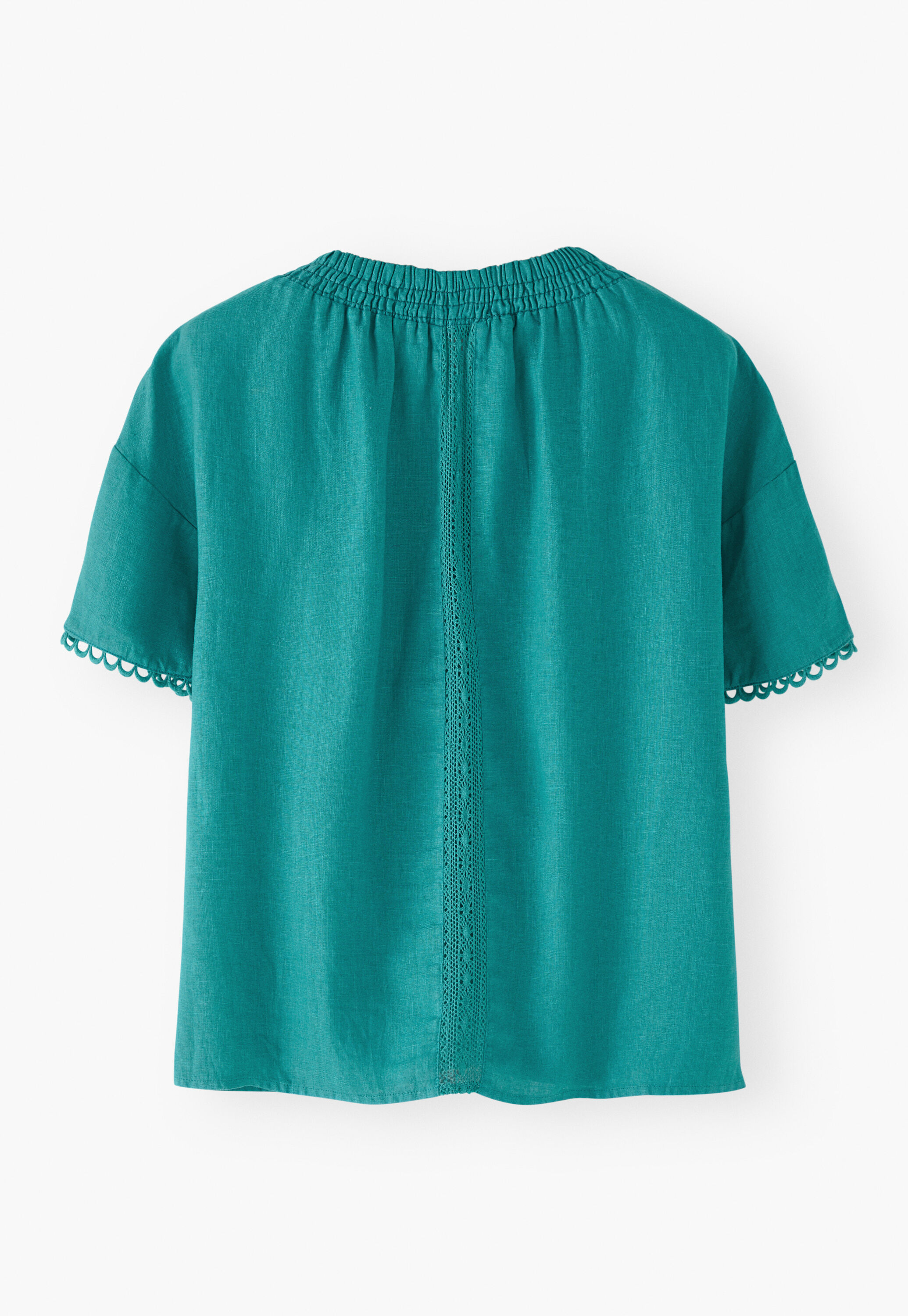 Bluse mit Spitzendetail