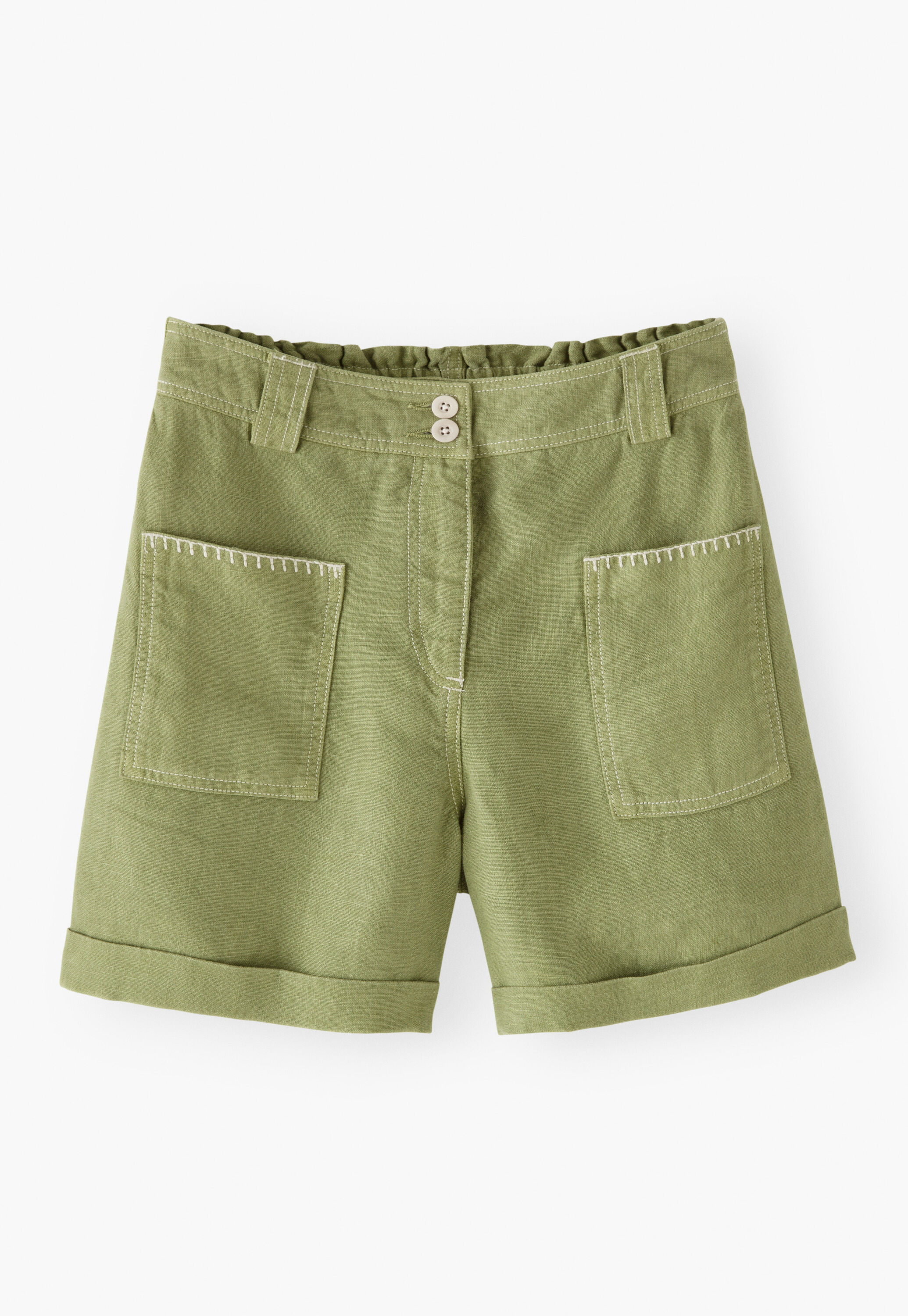 Shorts mit aufgesetzten Taschen