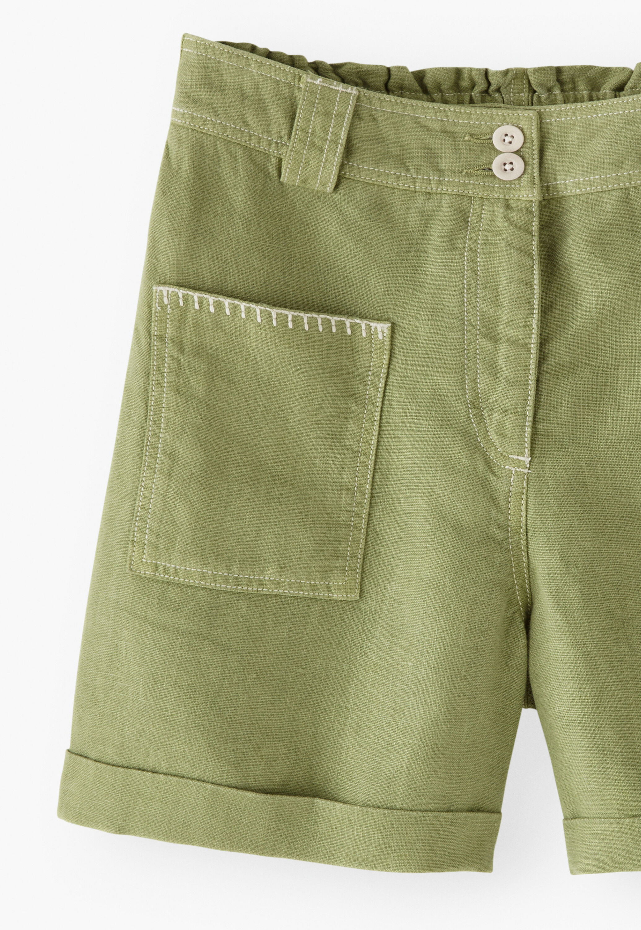 Shorts mit aufgesetzten Taschen