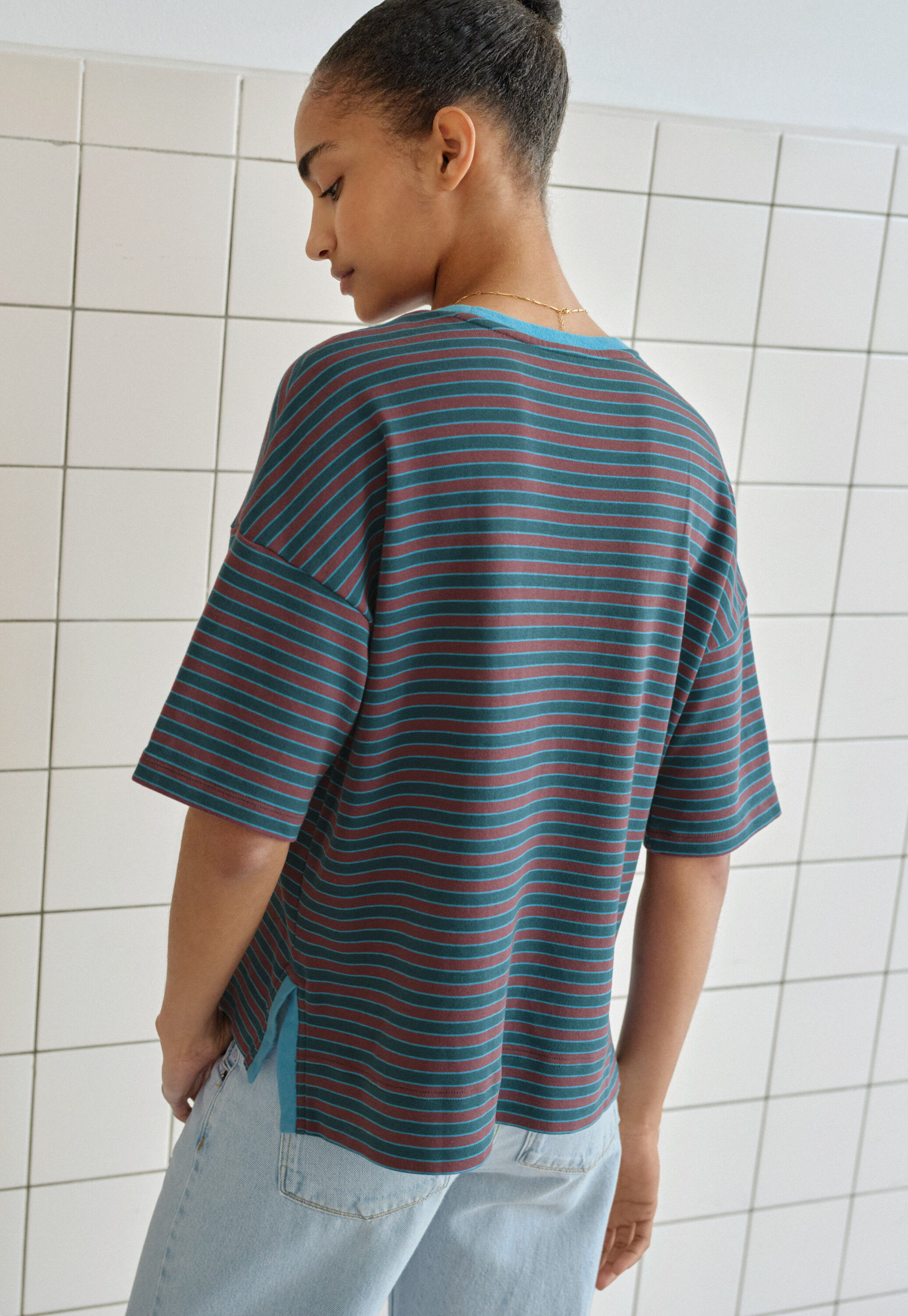 Cardigan mit Waffelmuster